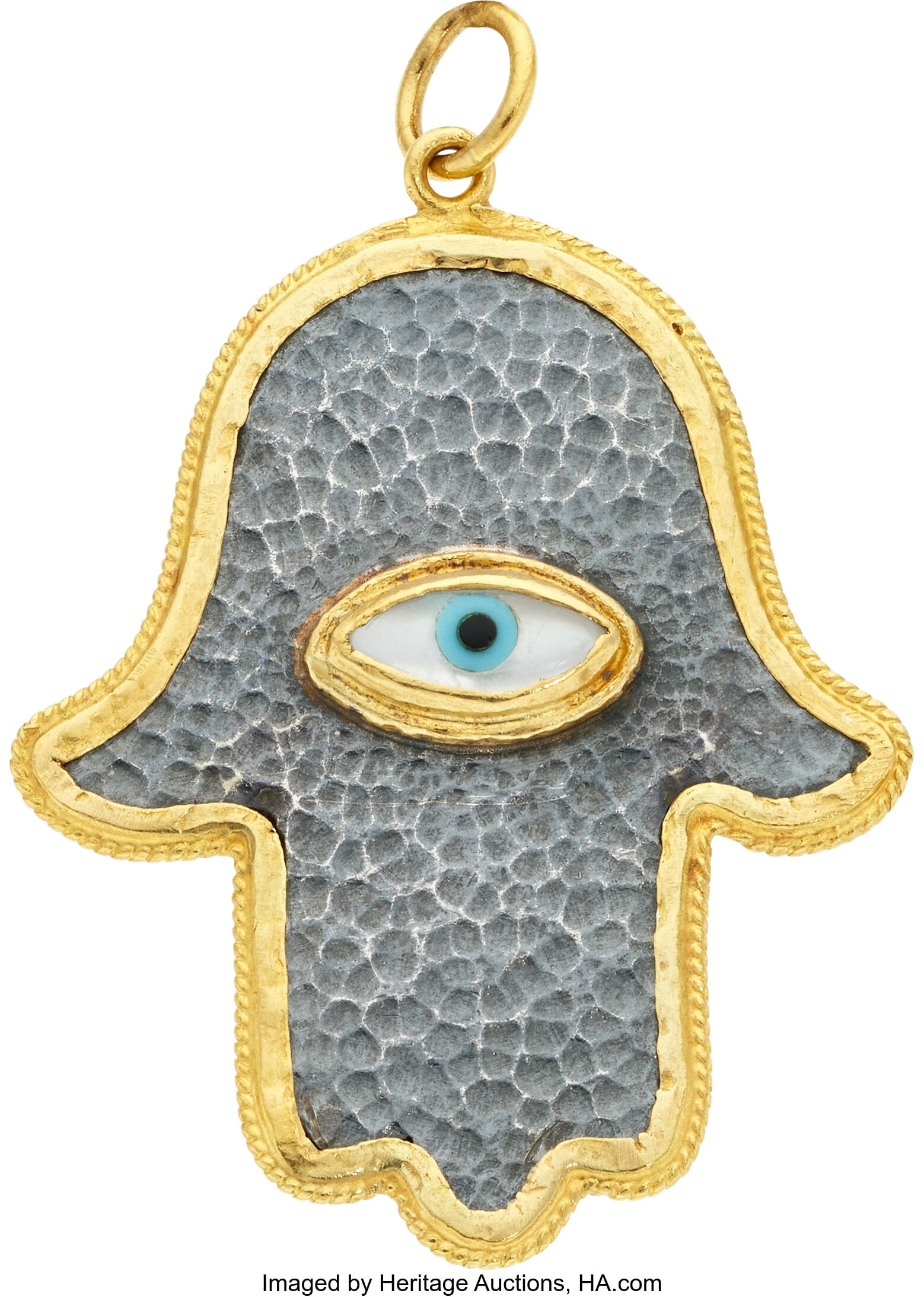 ARA Collection Mother-of-Pearl, Enamel, Gold, Si: ARA Collection Mother-of-Pearl, Enamel, Gold, Silver, Pendant Element: Enamel Stone: Mother-of-Pearl Metal: 24k gold, silver Marked: ARA Gross Wei