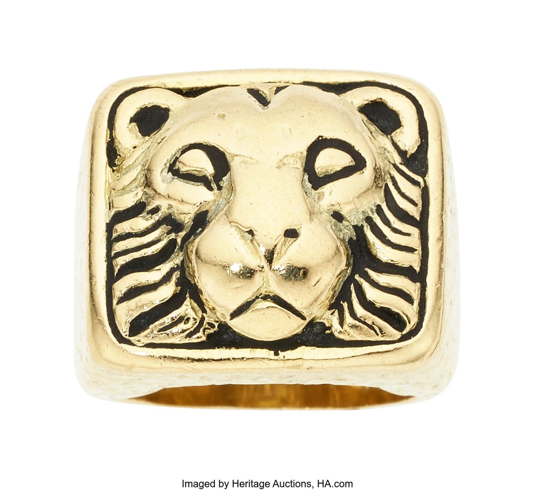 David Webb Gold Ring Metal: 18k gold Marked: WE (1 of 3)