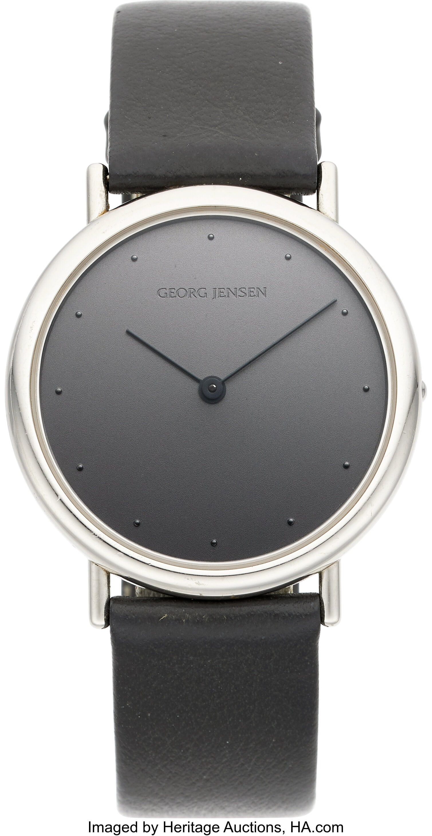 Georg Jensen Platinum Watch Case: 34 mm, round, (1 of 1)