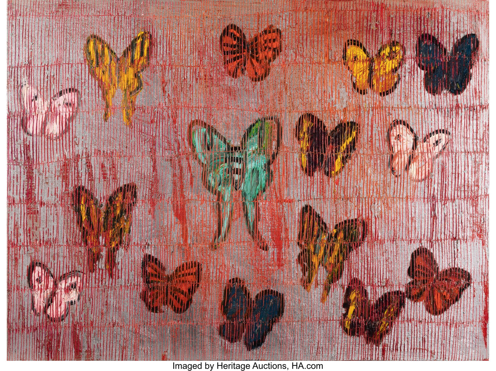 Hunt Slonem (b. 1951) Supreme, 2020 Oil on canva (1 of 3)