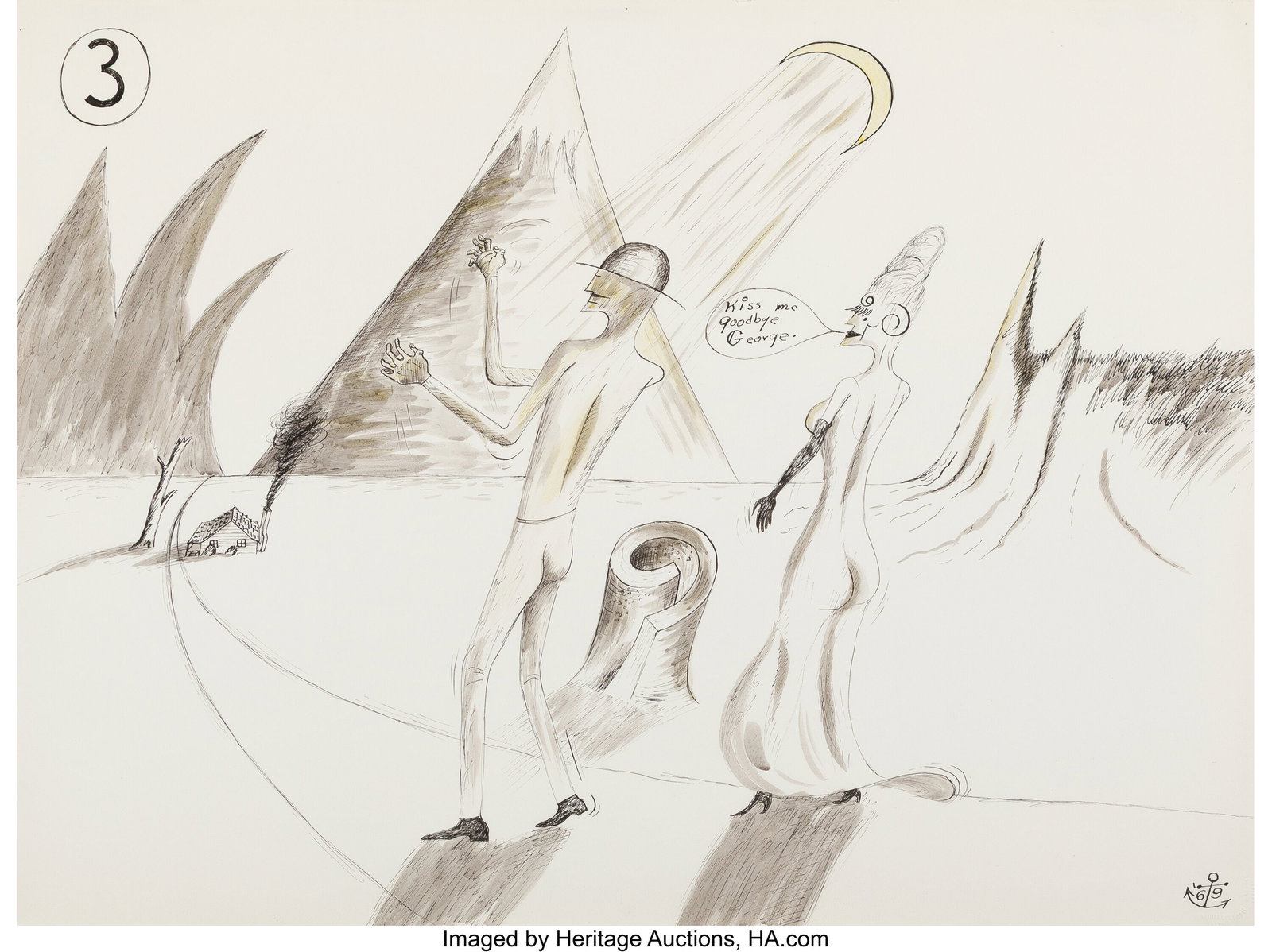 Horace Clifford Westermann (1922-1981) Kiss Me G (1 of 3)