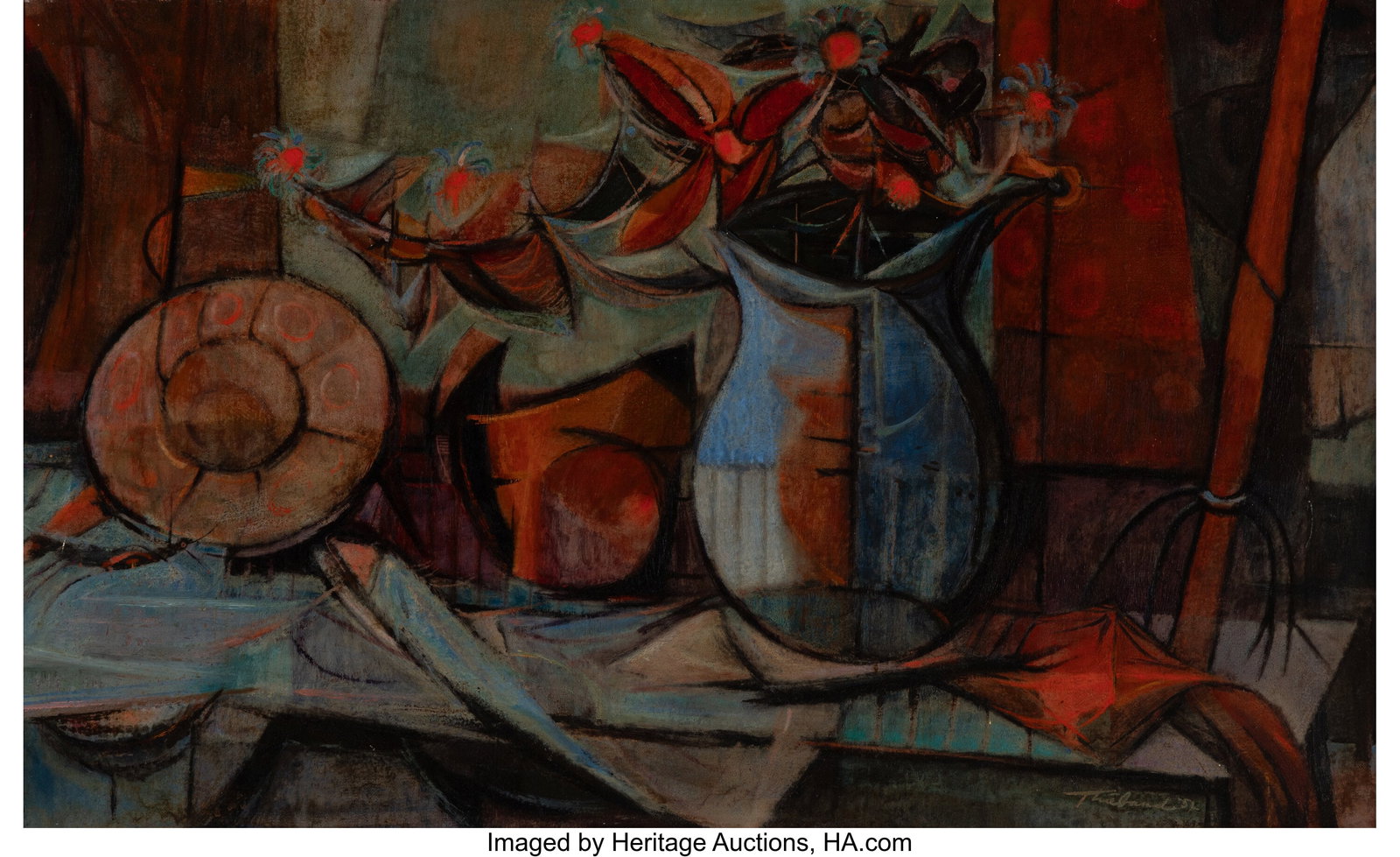 Wayne Thiebaud (1920-2021) Things on a Table, 19 (1 of 3)