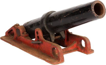 Sculler Safety Corporation Line Throwing Cannon.: Sculler Safety Corporation Line Throwing Cannon. The iron barrel measures approximately 2
