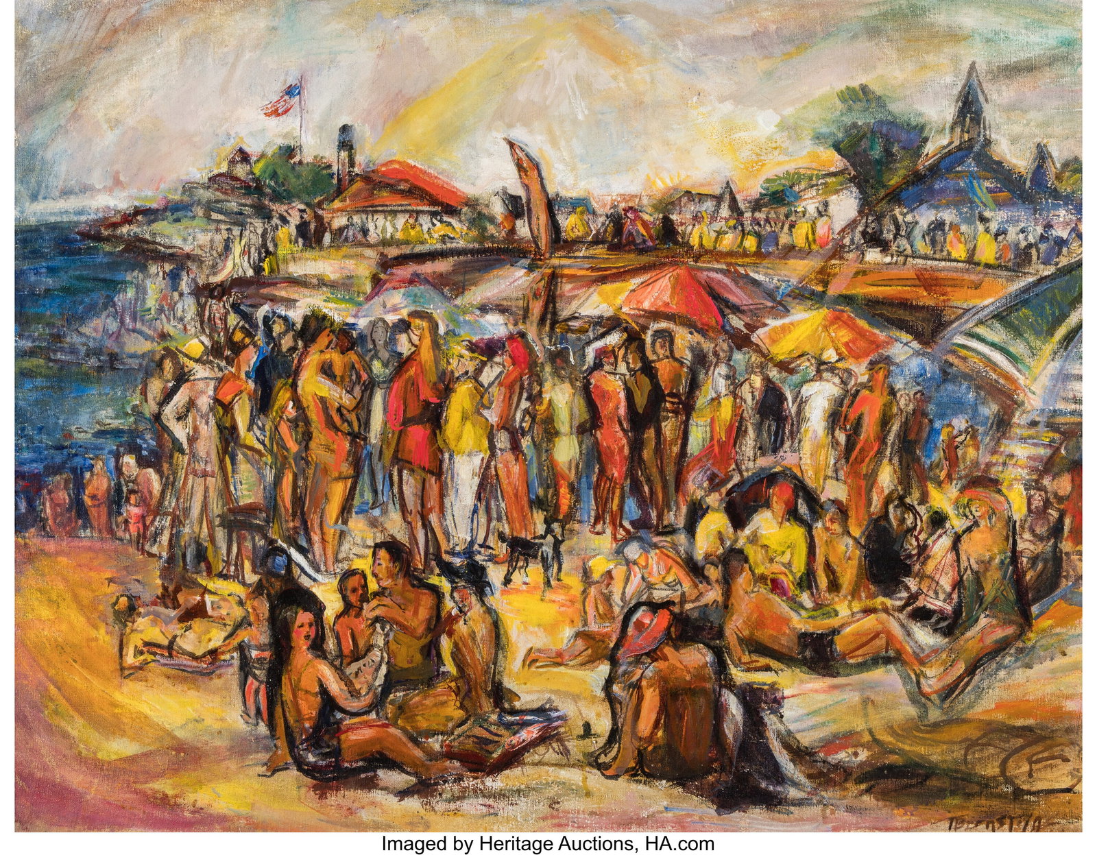 Theresa Bernstein (American, 1890-2002) Stage Fo (1 of 3)