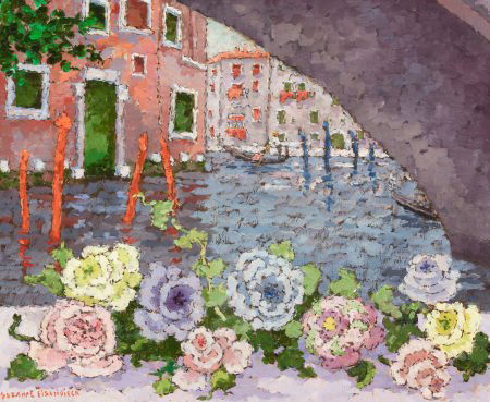 SUZANNE EISENDIECK (German, 1908-1998) Canale Sa: SUZANNE EISENDIECK (German, 1908-1998)Canale San FeliceOil on canvas15