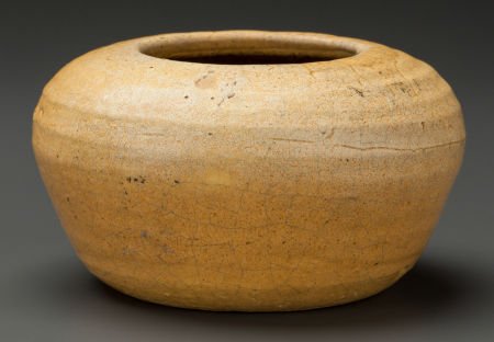 A GRUEBY ART POTTERY VESSEL Grueby Faience Compa: A GRUEBY ART POTTERY VESSELGrueby Faience Company, Boston, Massachusetts, circa 1900Ma