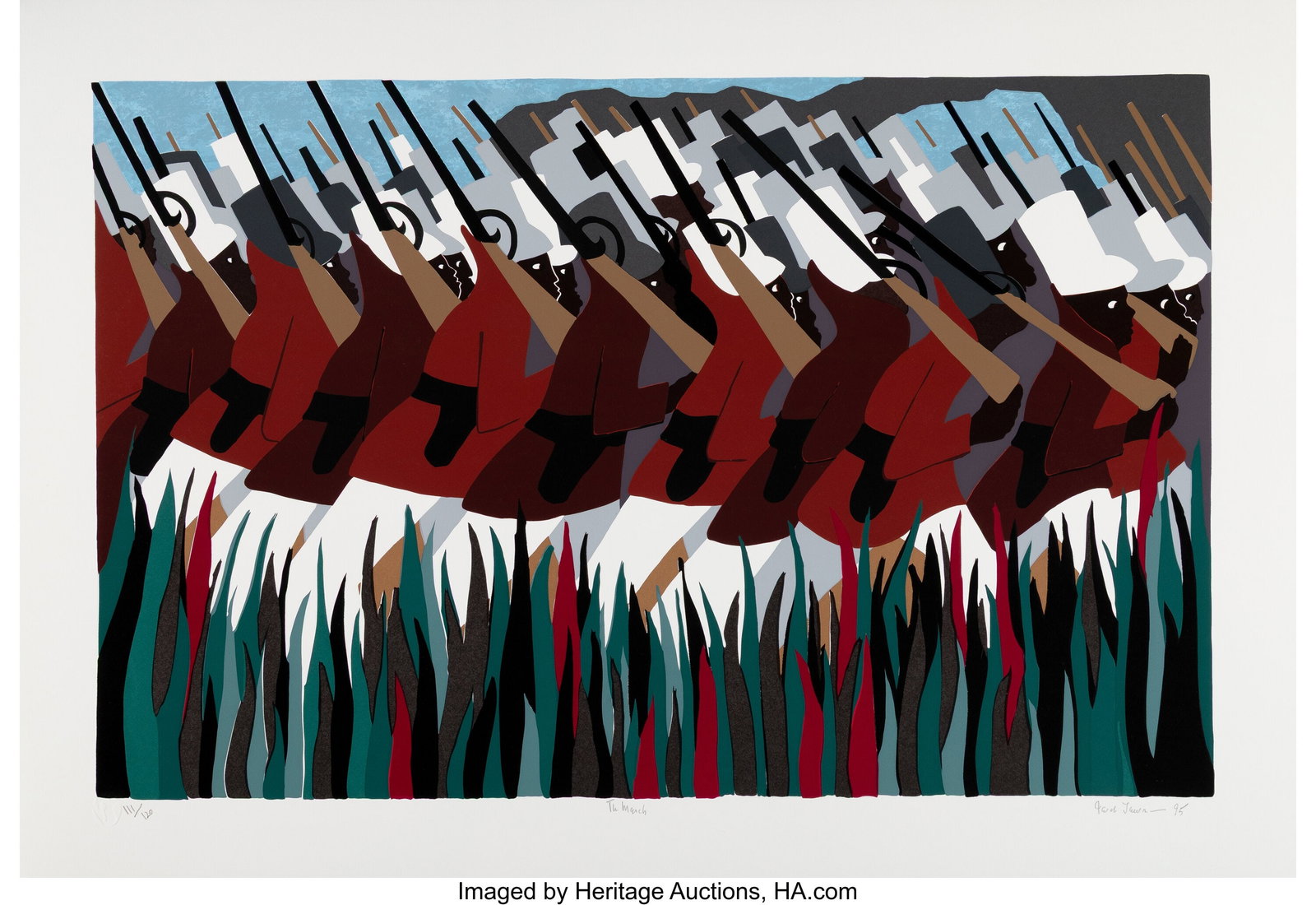 Jacob Lawrence (1917-2000) The March, from The L (1 of 1)
