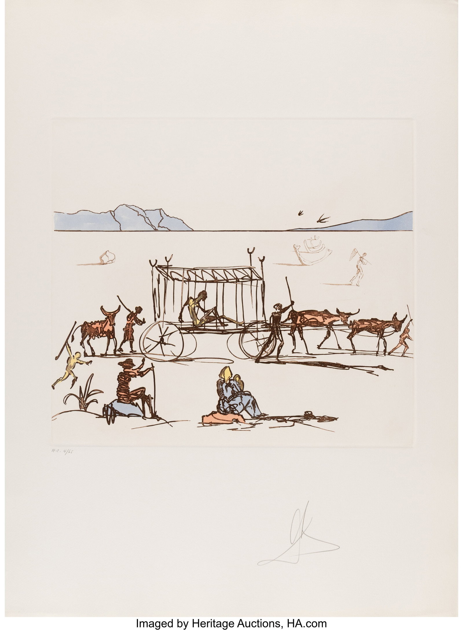 Salvador Dalí (1904-1989) Judgement, from Histo (1 of 3)
