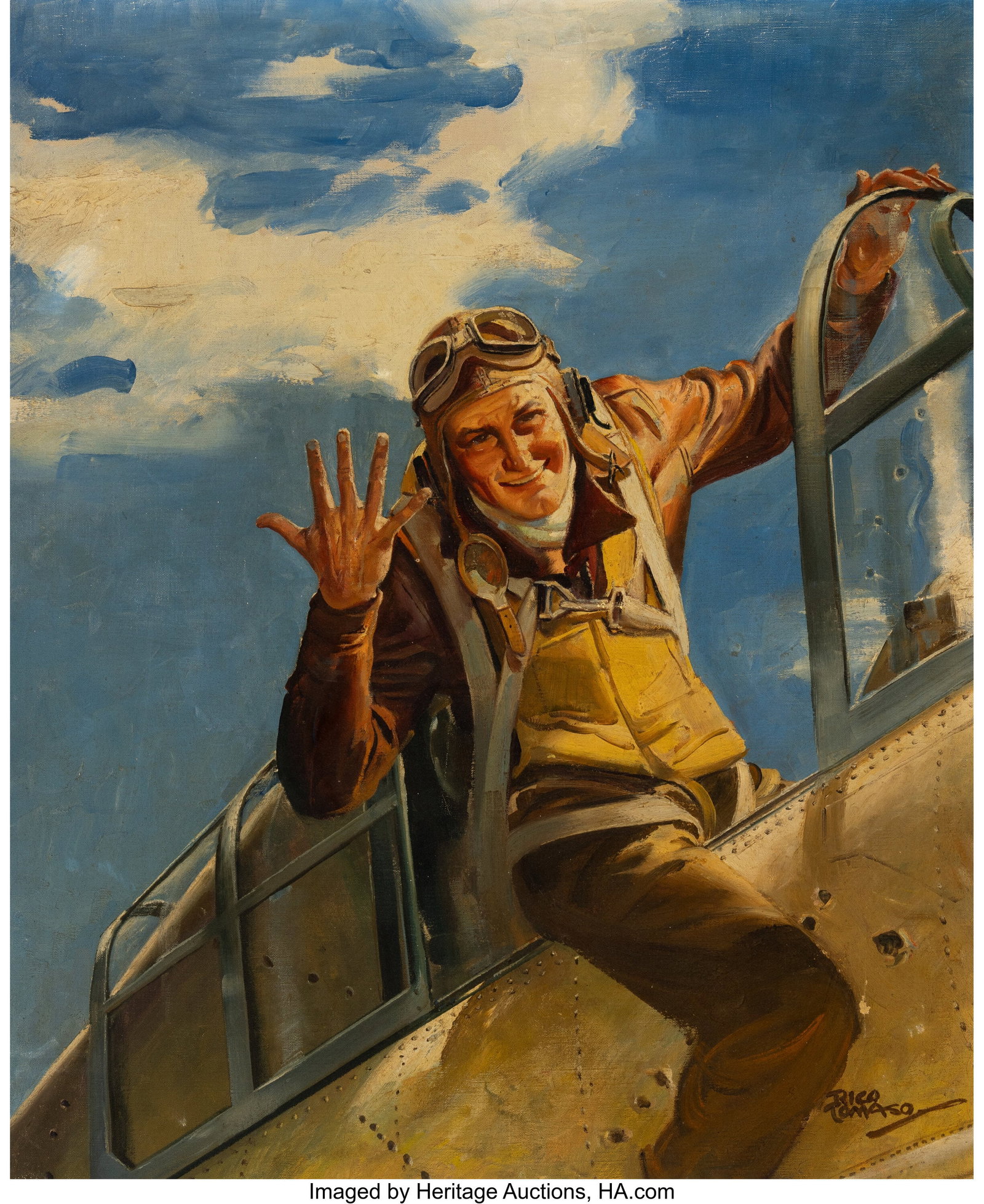 Rico Tomaso (American, 1898-1985) Five in a Day, (1 of 3)