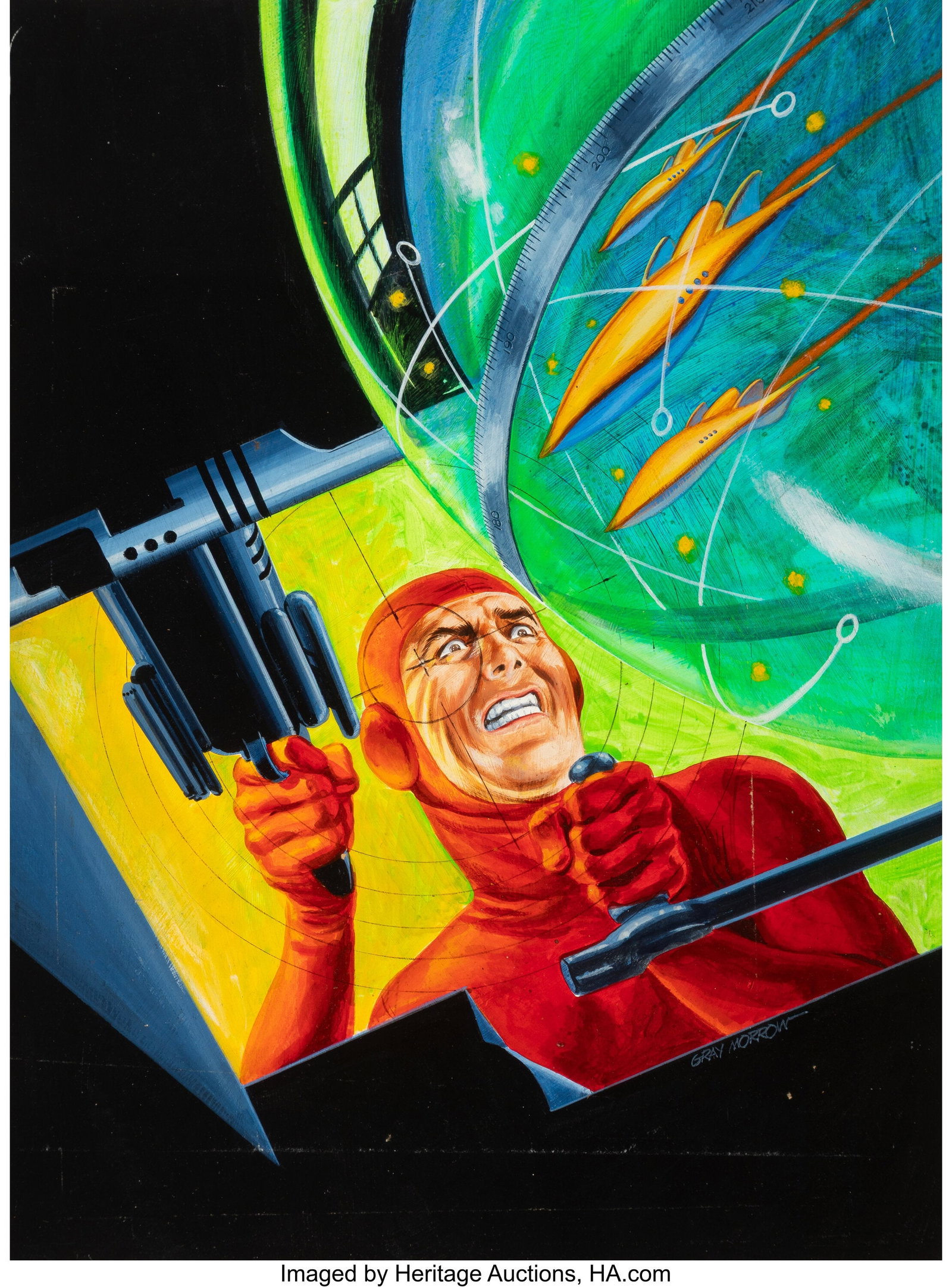 Gray Morrow (American, 1934-2001) Edge of Night, (1 of 2)