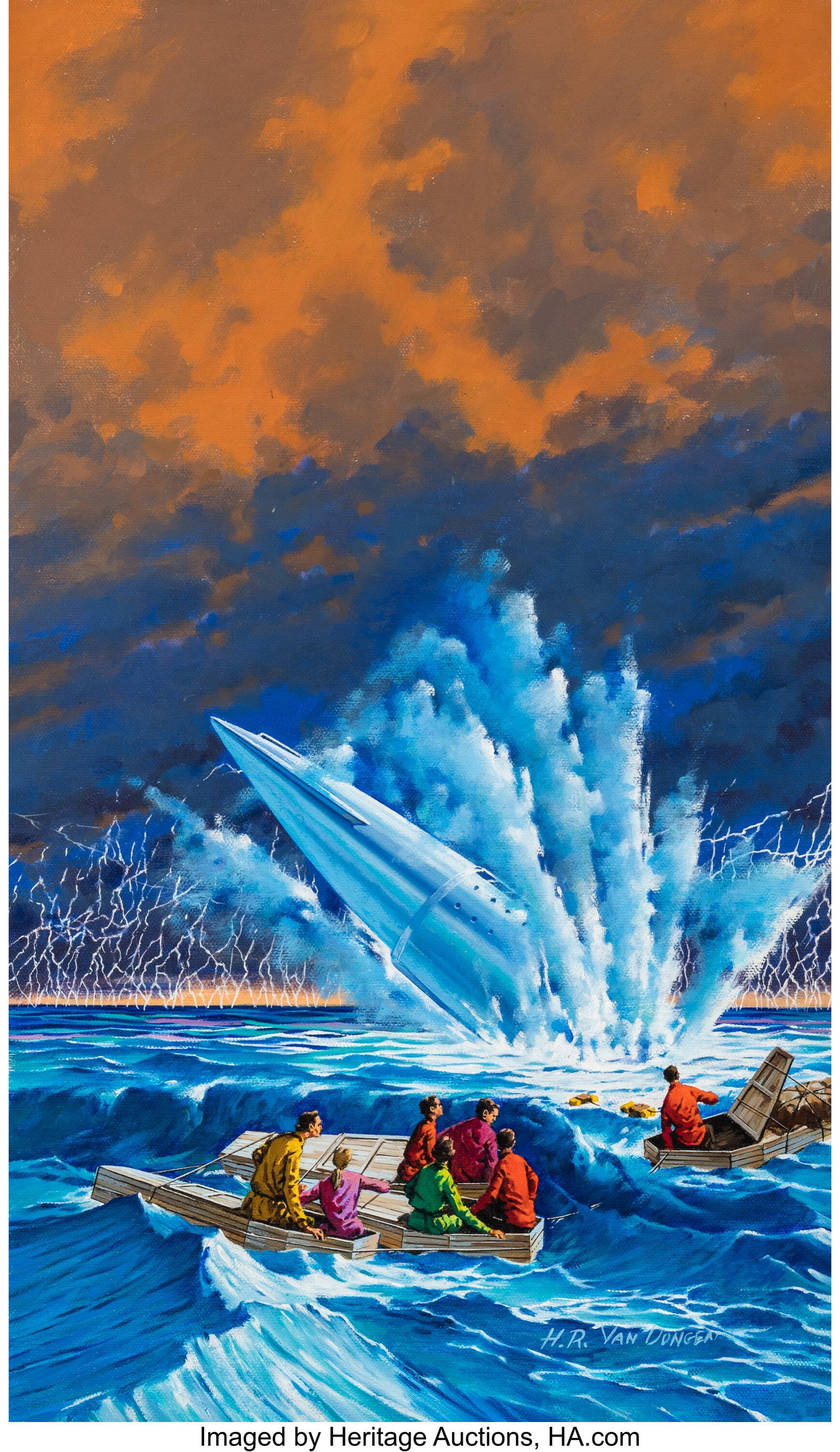 Henry Richard Van Dongen (American, 1920-2010) T (1 of 3)