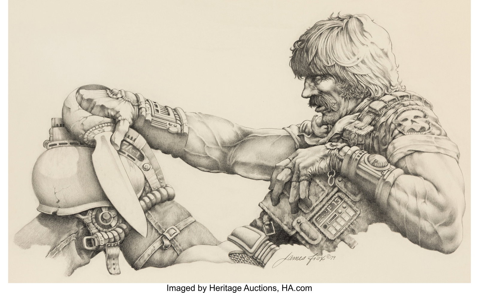 James Fox (American, 20th Century) Mercenaries # (1 of 2)