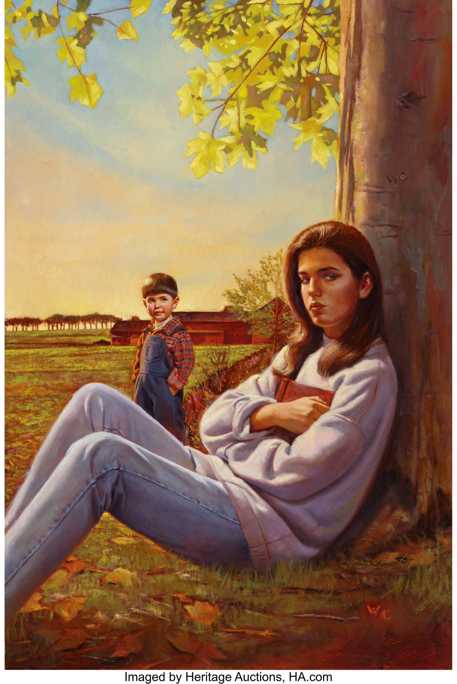 Warren Chang (American, b. 1957) Adam & Eve & Pi (1 of 3)
