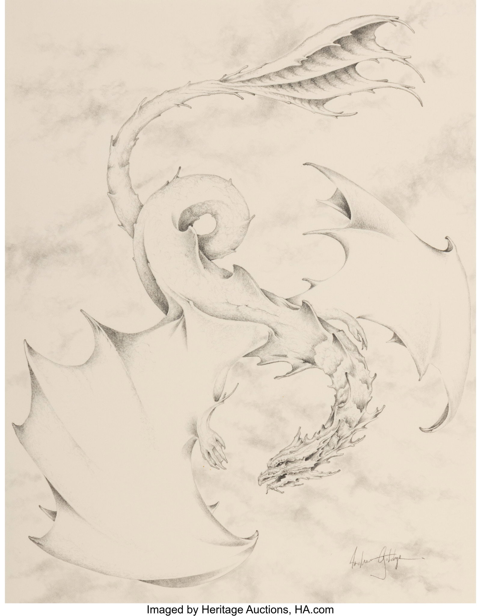 Andrew Goldye (American, 20th Century) Wyvern Dr (1 of 2)