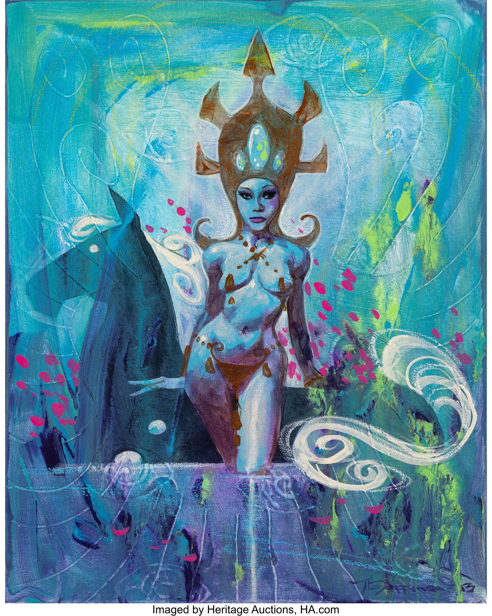 Mike Hoffman (American, 20th Century) Otherworld (1 of 3)