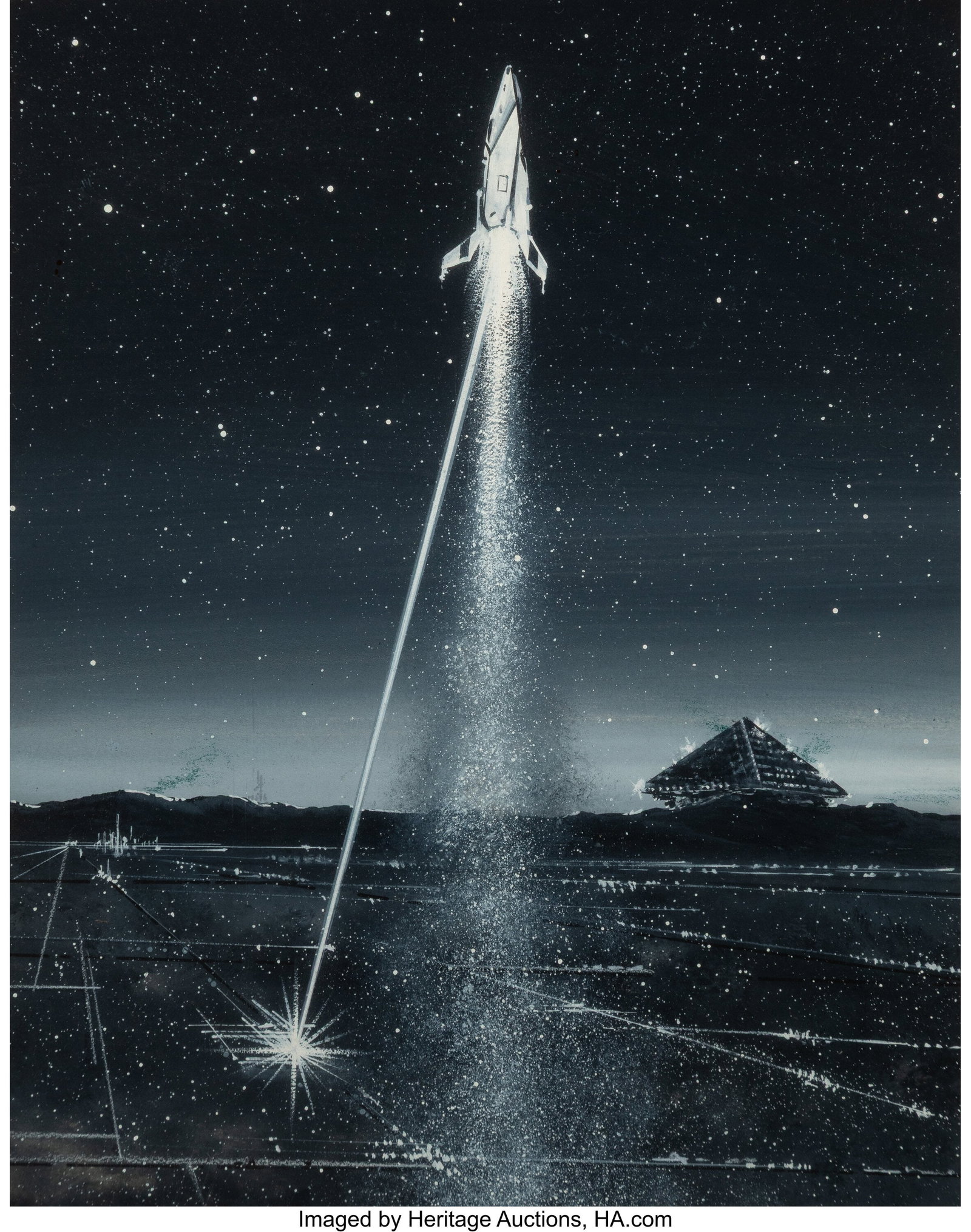 Rick Sternbach (American, b. 1951) Laser-Launche (1 of 2)
