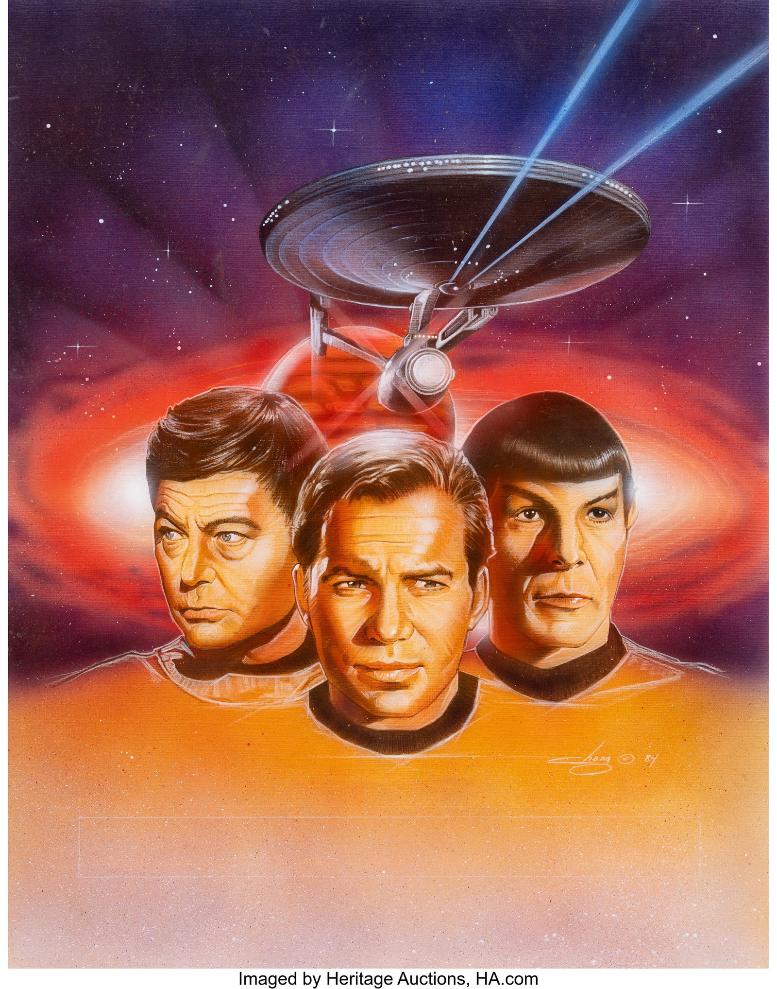 Warren Chang (American, b. 1957) Star Trek, Sate (1 of 4)