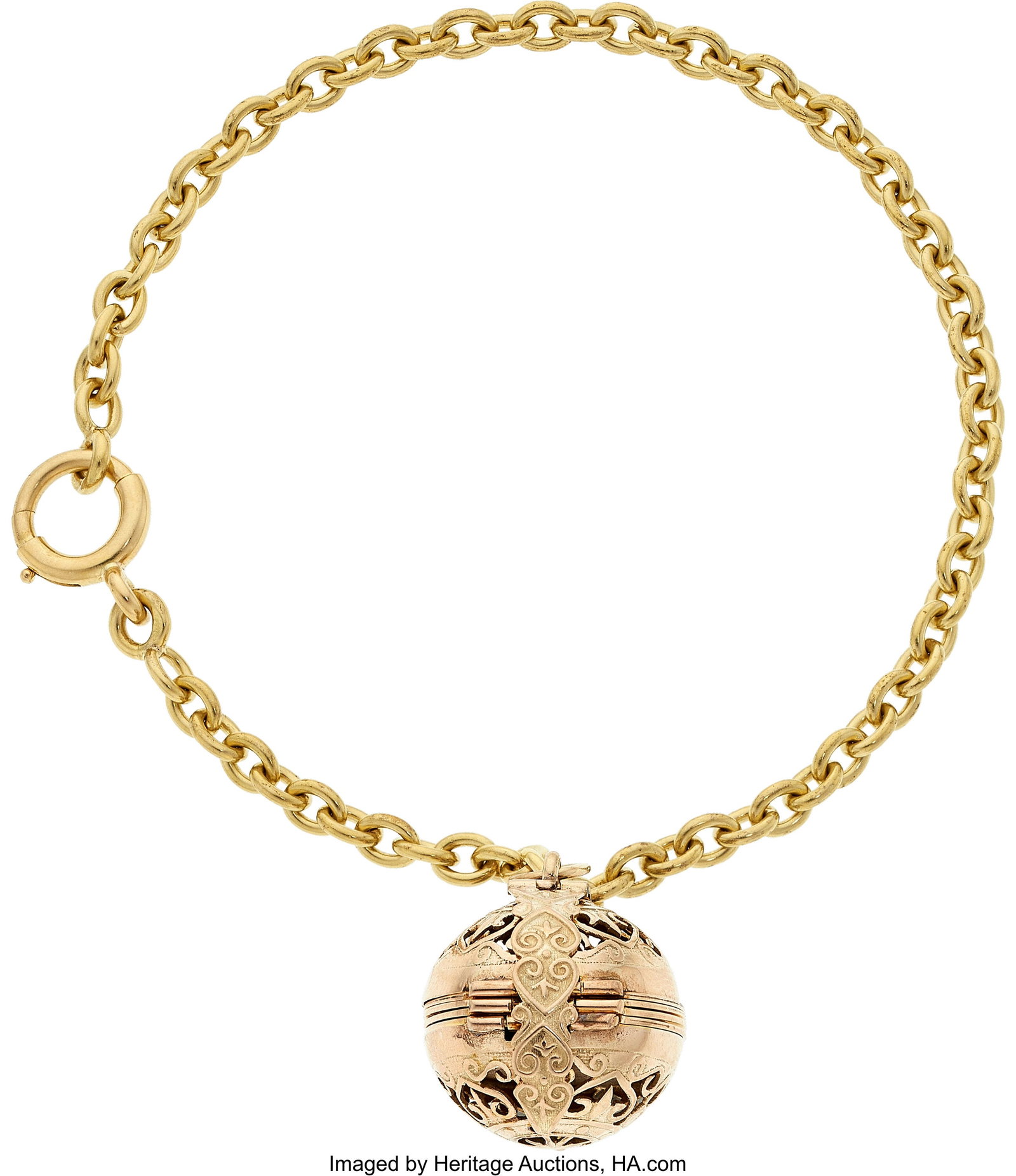 Victorian Gold Bracelet, French Metal: 18k and : Victorian Gold Bracelet, French Metal: 18k and gold fill Marked: French hallmarks (near the clasp) Gross Weight: 25.20 grams Dimensions: 8-1/2 inches