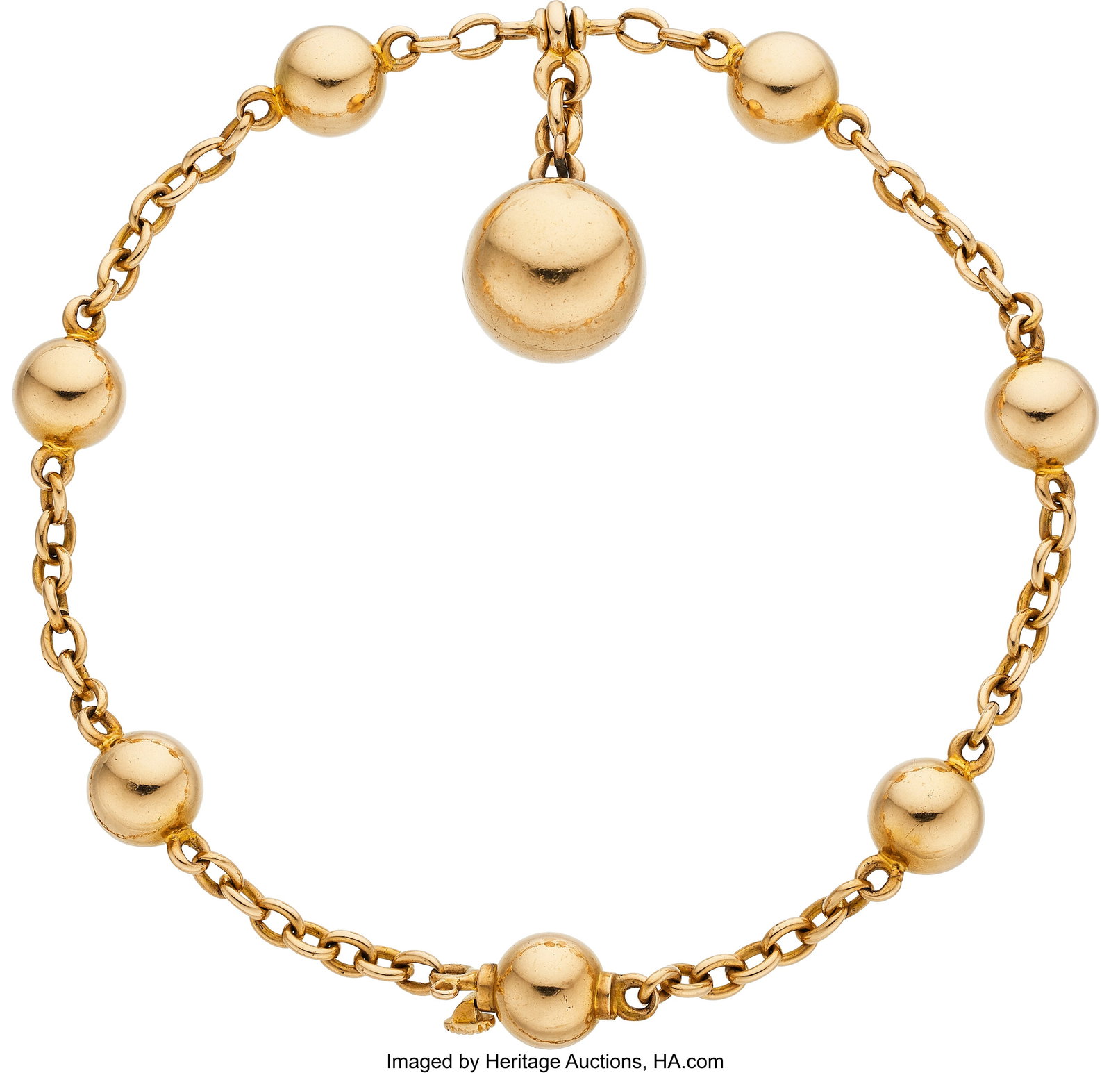 Antique Gold Locket-Bracelet Metal: 15k and 10k: Antique Gold Locket-Bracelet Metal: 15k and 10k gold Gross Weight: 19.80 grams Dimensions: 8-1/4 inches x 1-1/4 inches Property of a Passionate Antique Jewelry Collect