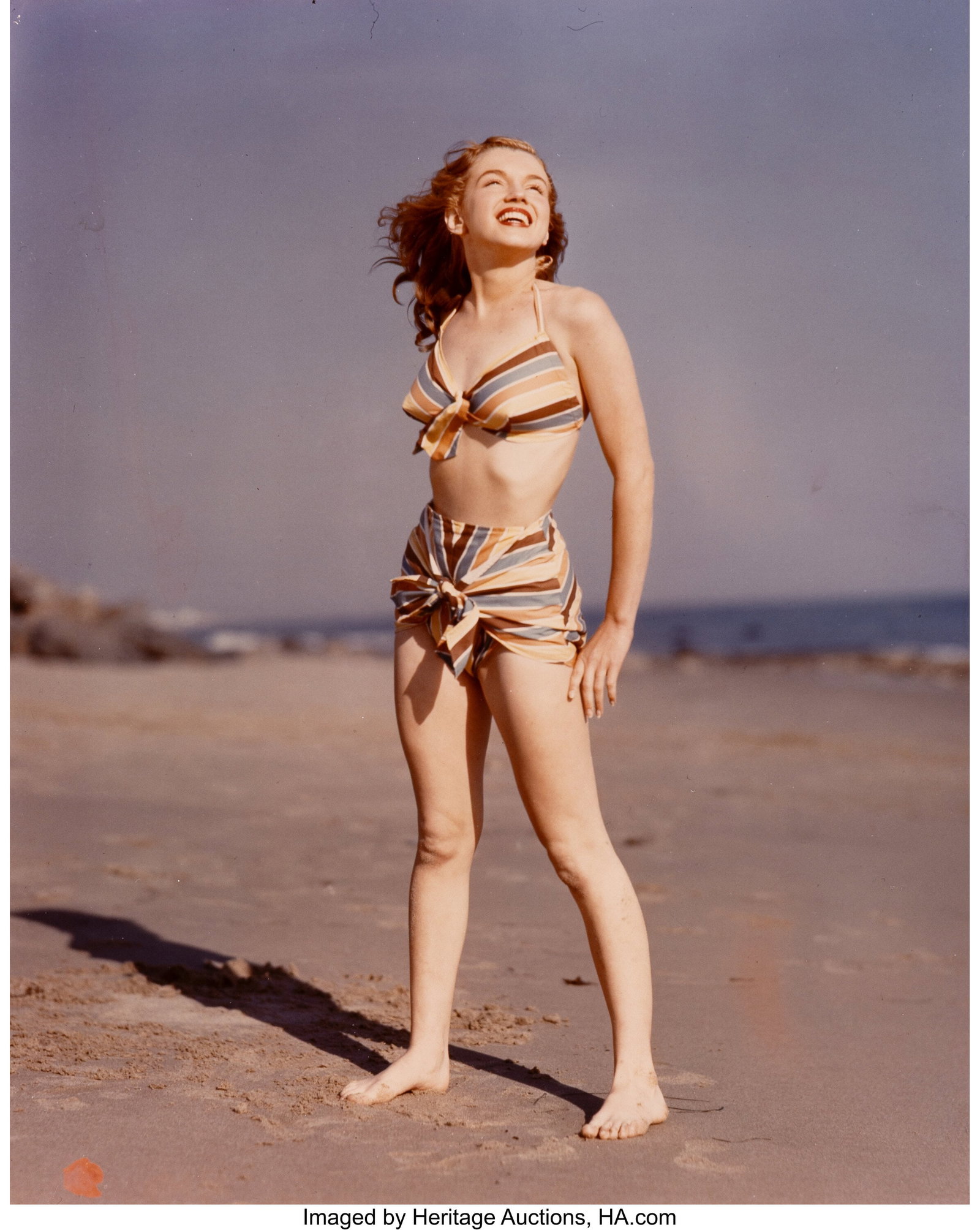 Joseph Jasgur (American, 1919-2009) Norma Jean D: Joseph Jasgur (American, 1919-2009) Norma Jean Dougherty, Zuma Beach, 1946 Dye coupler prints 10 x 7-3/4 inches (25.4 x 19.7 cm) and smaller &lp