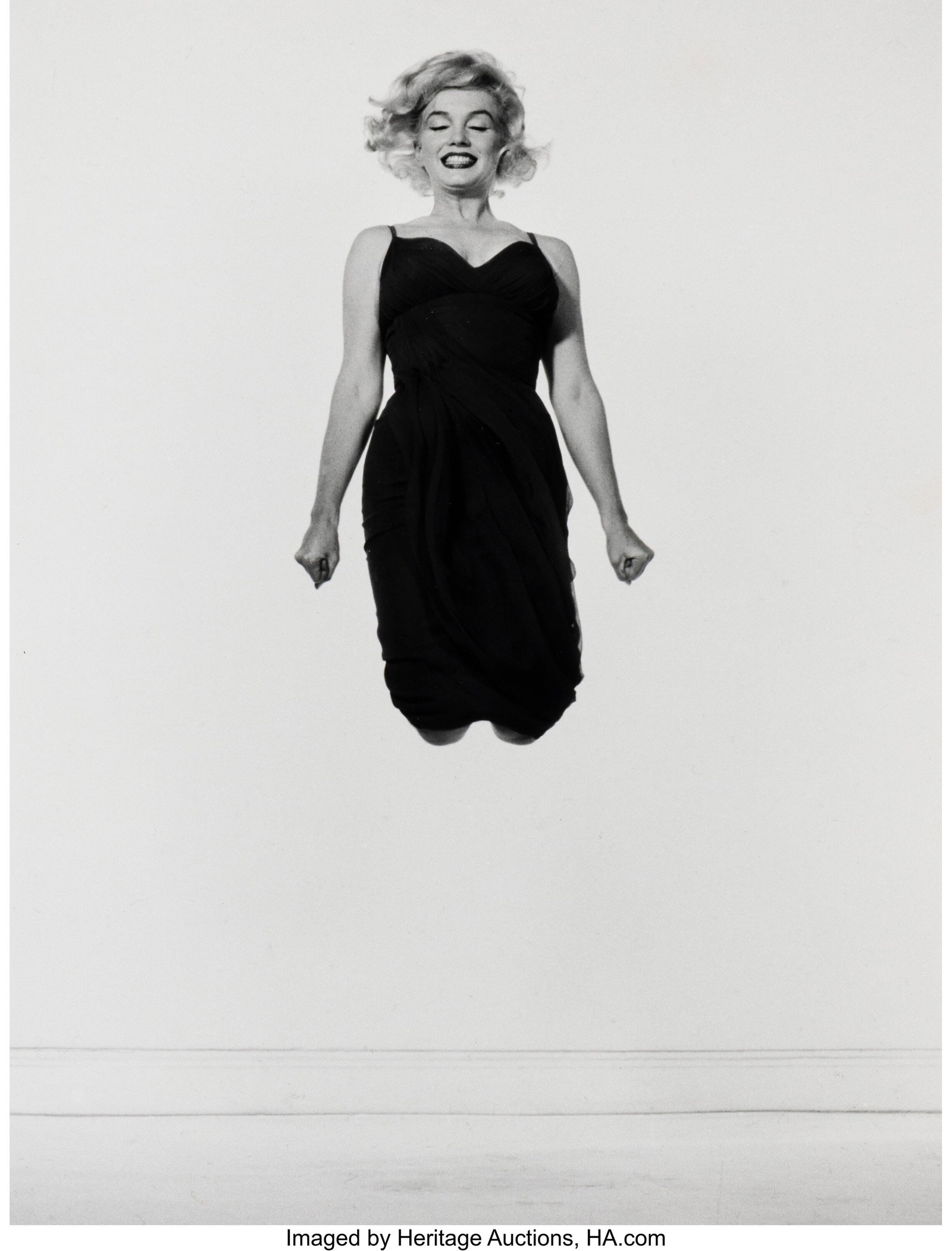 Philippe Halsman (American, 1906-1979) Marilyn M: Philippe Halsman (American, 1906-1979) Marilyn Monroe Jumping, 1954 Gelatin silver print, printed later 13-1/4 x 10-1/4 inches (33.7 x 26.0 cm&rp