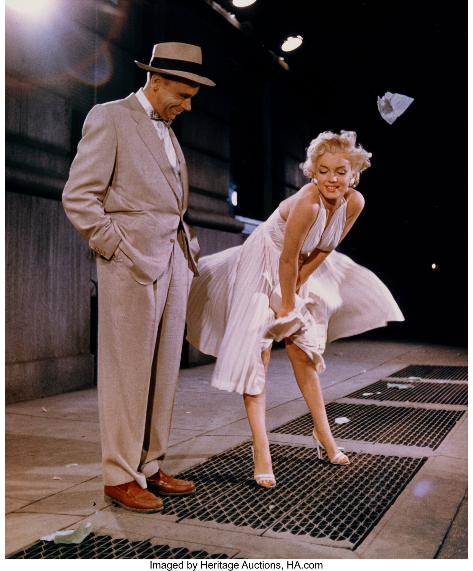 Sam Shaw (American, 1912-1999) Marilyn Monroe an: Sam Shaw (American, 1912-1999) Marilyn Monroe and Tom Ewell on the Set of The Seven Year Itch, 1954 Dye coupler print on Kodak paper, printed later 24 x 20 inches (61&