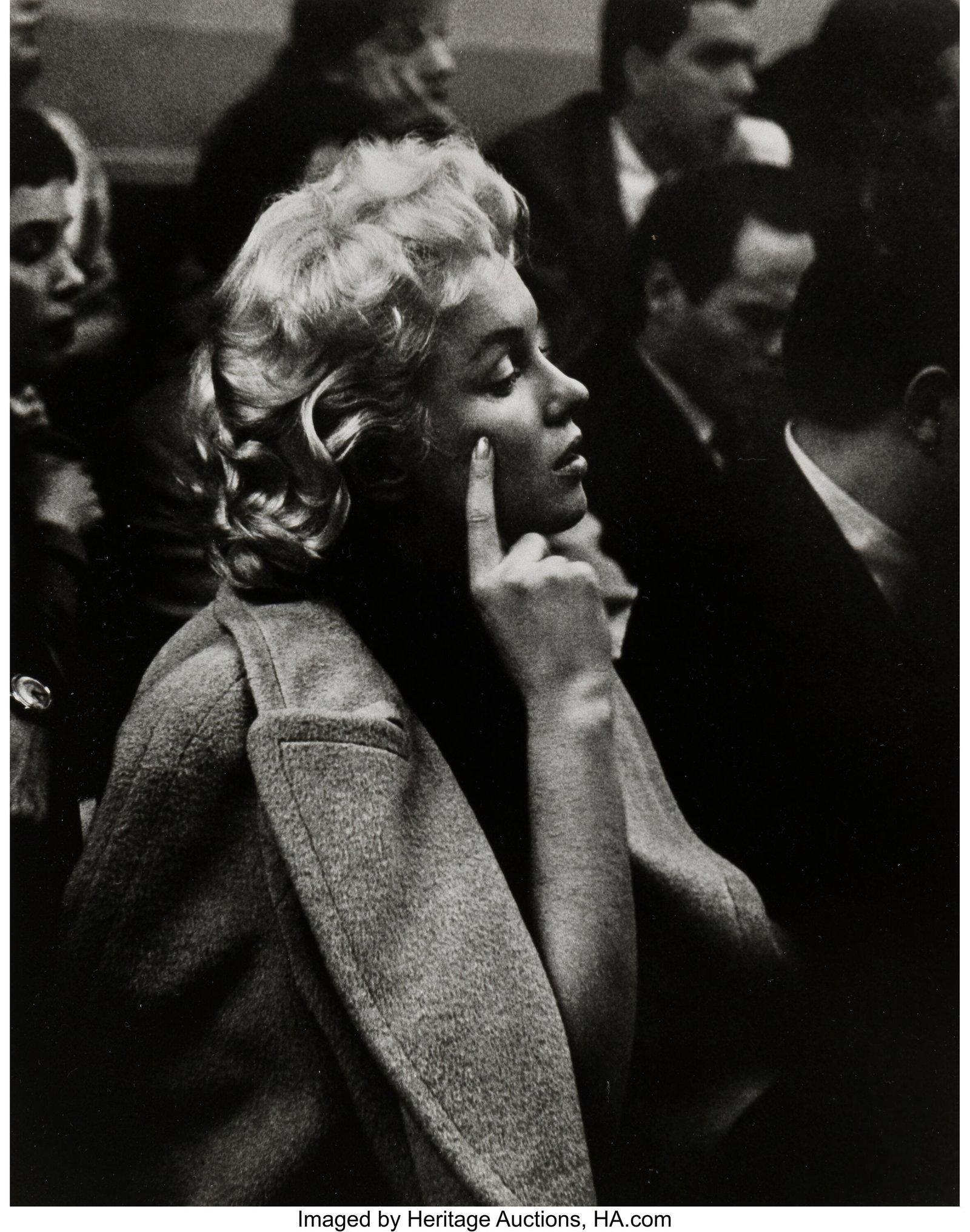 Roy Schatt (American, 1909-2002) Marilyn Monroe : Roy Schatt (American, 1909-2002) Marilyn Monroe at the Actor's Studio, 1955 Gelatin silver print, printed later 9-1/2 x 7-1/2 inches (24.1 x 19.1