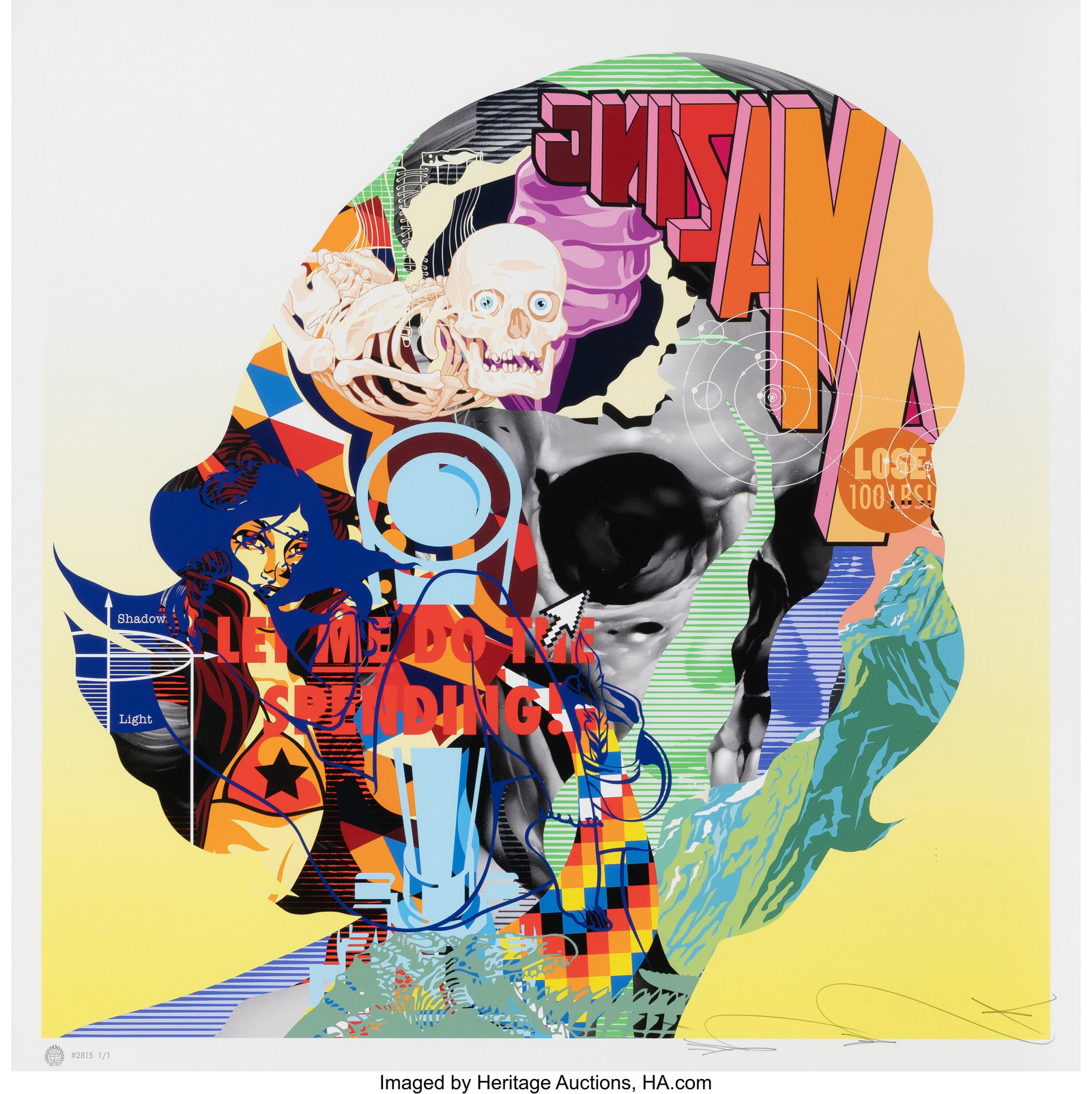 Tristan Eaton (b. 1978) Gemma #2815, 2022 Giclé: Tristan Eaton (b. 1978) Gemma #2815, 2022 Giclée print in colors on Moab Cotton Rag paper 24 x 24 inches (61.0 x 61.0 cm) (sheet) Un