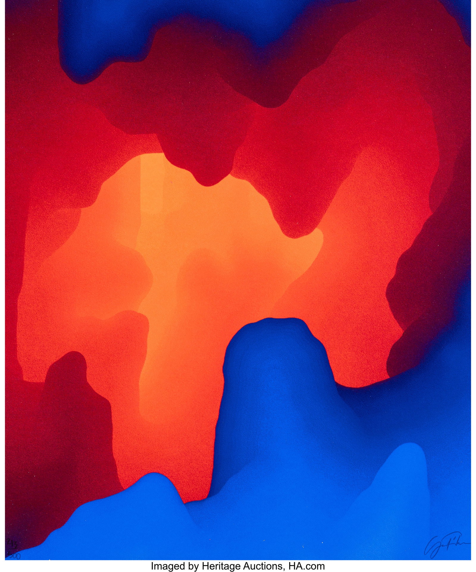 Sam Friedman (b. 1984) Light, 2023 Archival pigm: Sam Friedman (b. 1984) Light, 2023 Archival pigment print in colors on wove paper 11 x 9 inches (27.9 x 22.9 cm) (sheet) Ed. 213/500