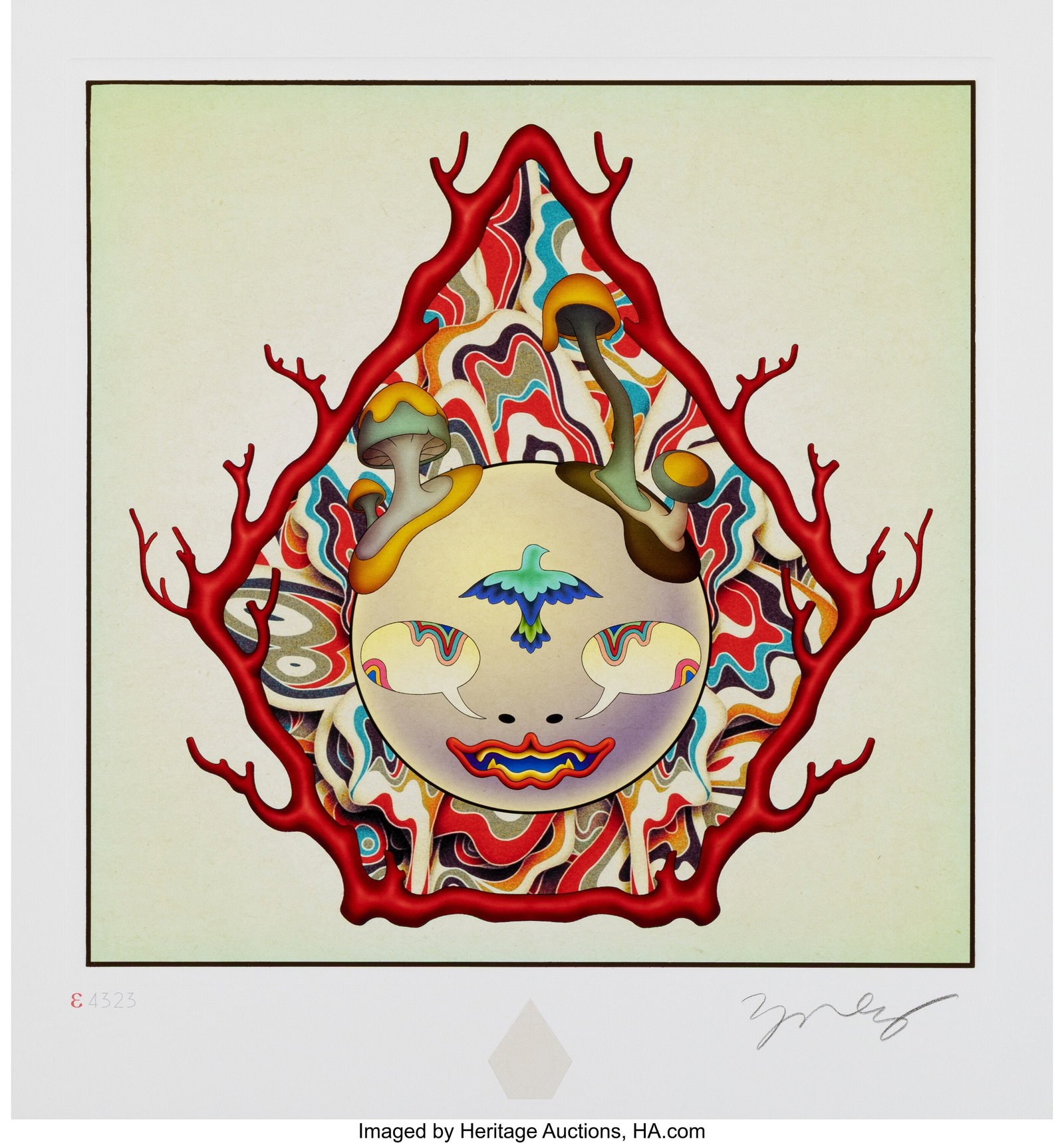 James Jean (b. 1979) Fragment 4323, 2022 Archiva (1 of 1)