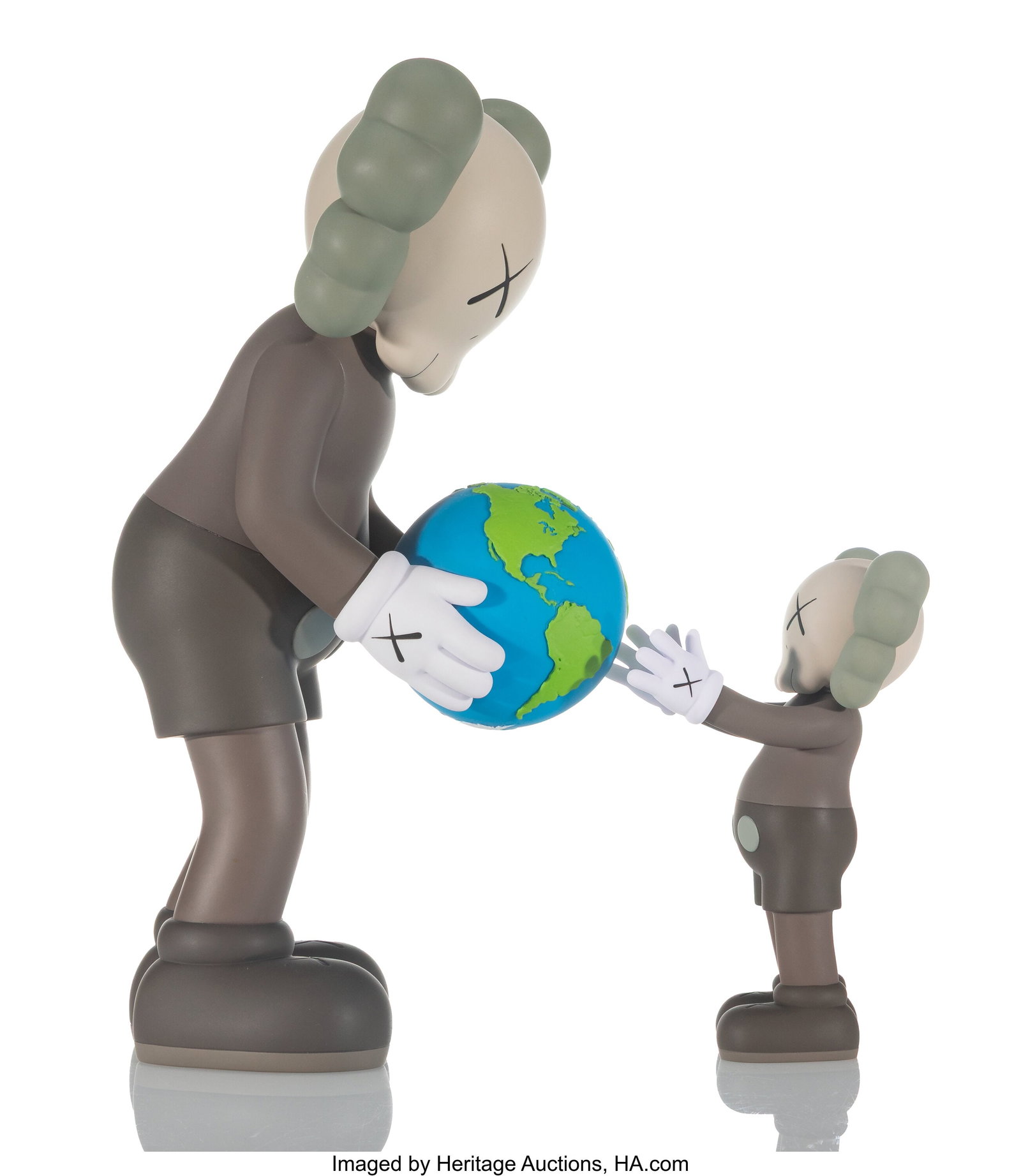 KAWS (b. 1974) The Promise (Brown), 2022 Painted (1 of 3)