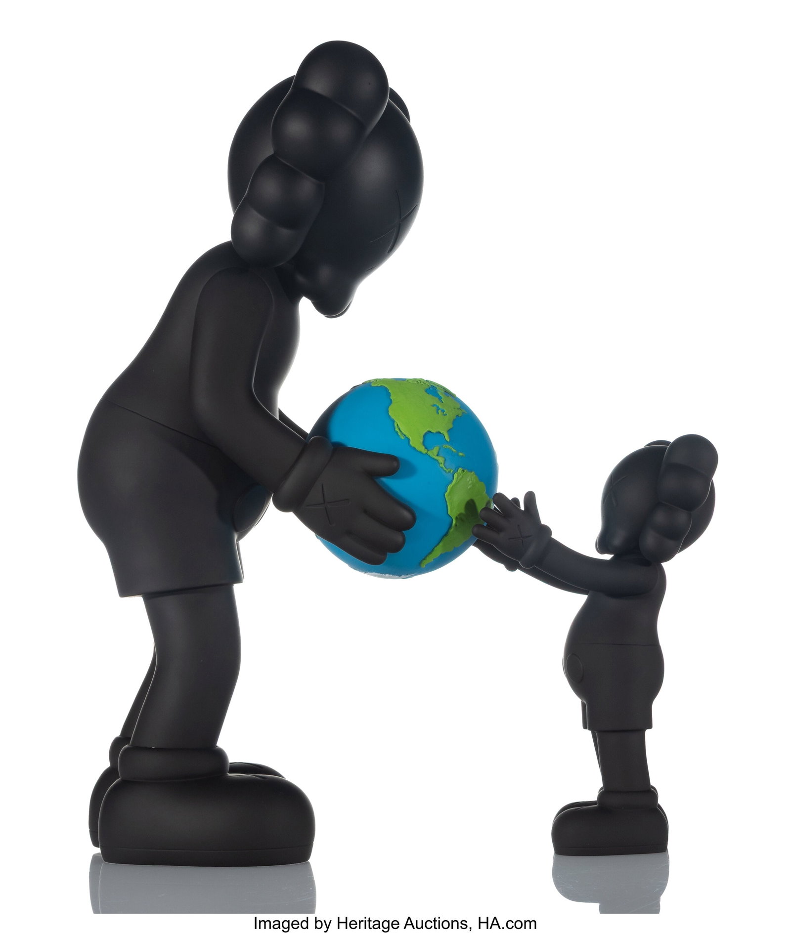 KAWS (b. 1974) The Promise (Black), 2022 Painted (1 of 3)