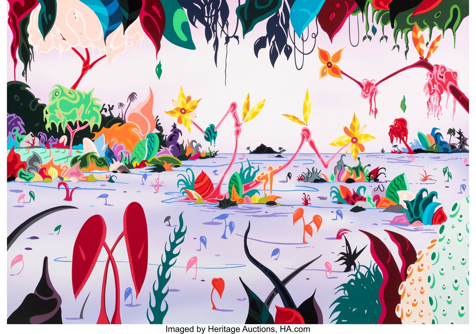 Erik Parker (b. 1968) New Breed Bay, 2012 Screen (1 of 1)