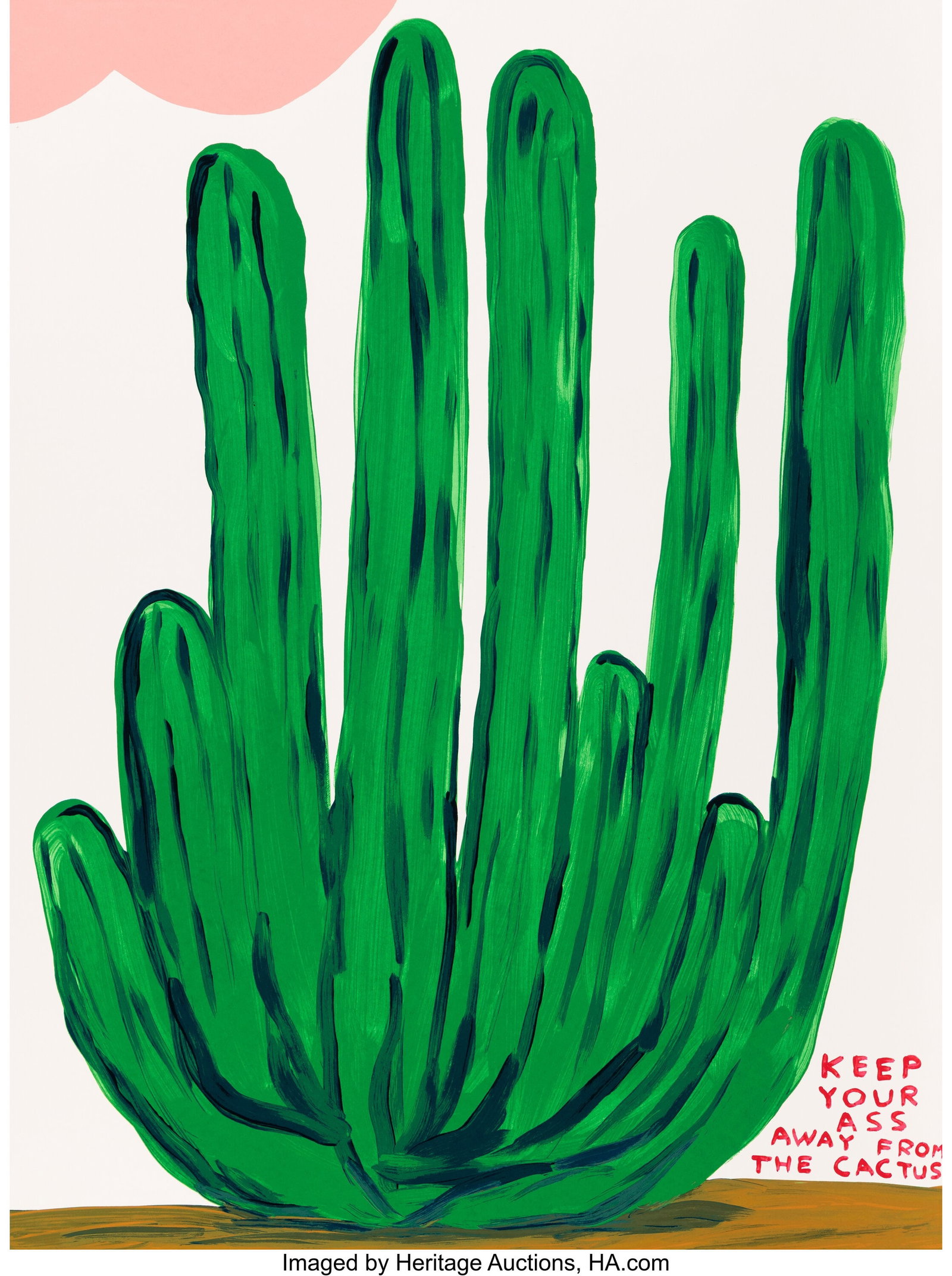 David Shrigley (b. 1968) Keep Your Ass Away From (1 of 1)