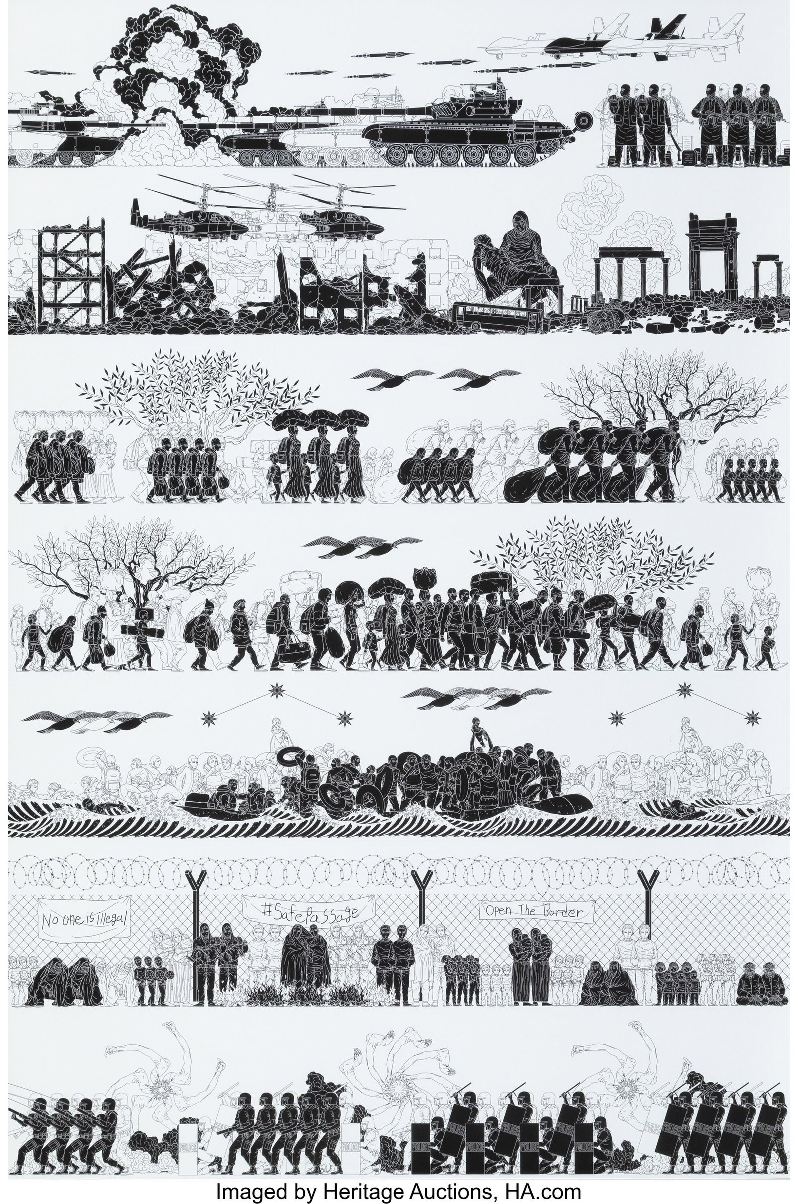 Ai Weiwei (b. 1957) Odyssey, 2017 Offset lithogr (1 of 1)