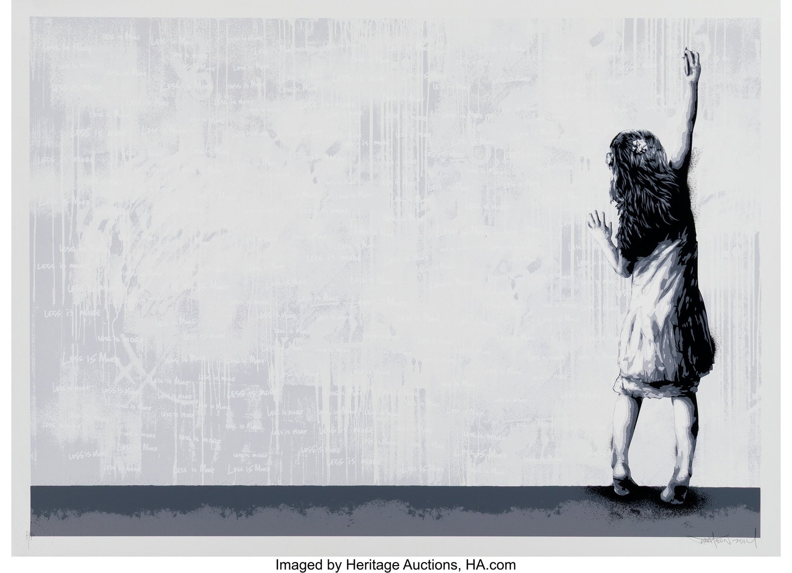 Martin Whatson (b. 1984) Less is More, 2014 Scre (1 of 2)