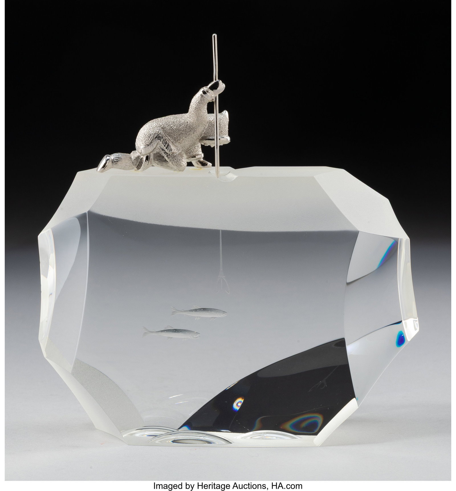 James Houston for Steuben Glass Works Arctic Fis (1 of 3)