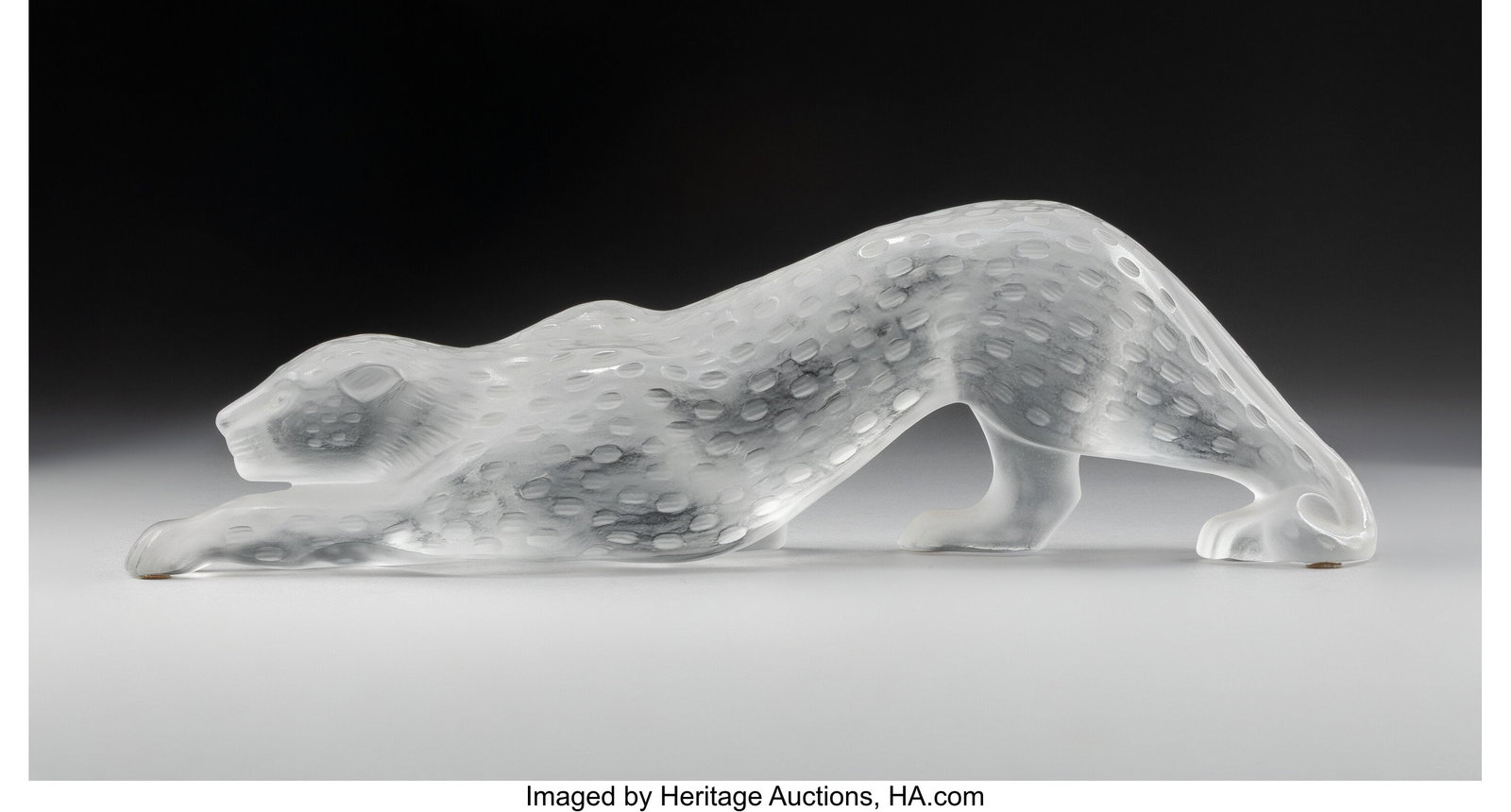 Lalique Zeila Panther, post-1945 Clear and frost (1 of 3)