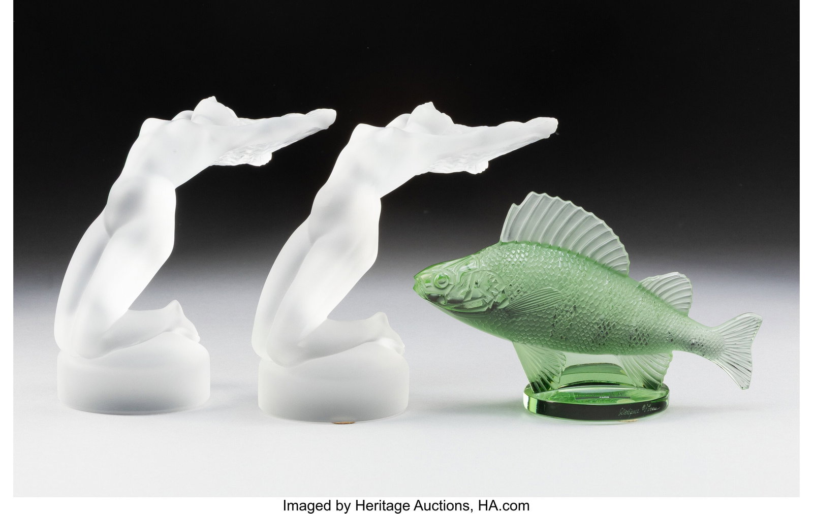 Lalique Perche Mascot & Two Chrysis Mascots, pos (1 of 3)
