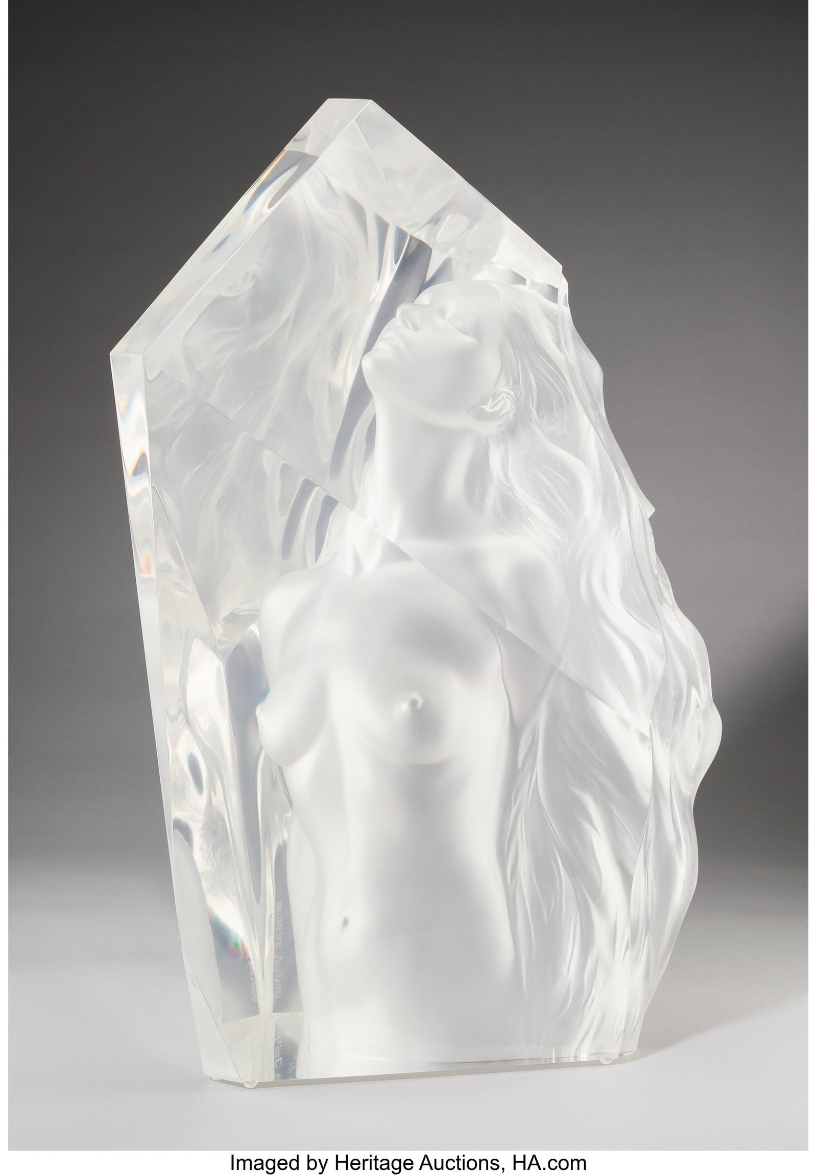 Frederick Hart Exaltation, 1998 Clear acrylic re (1 of 5)