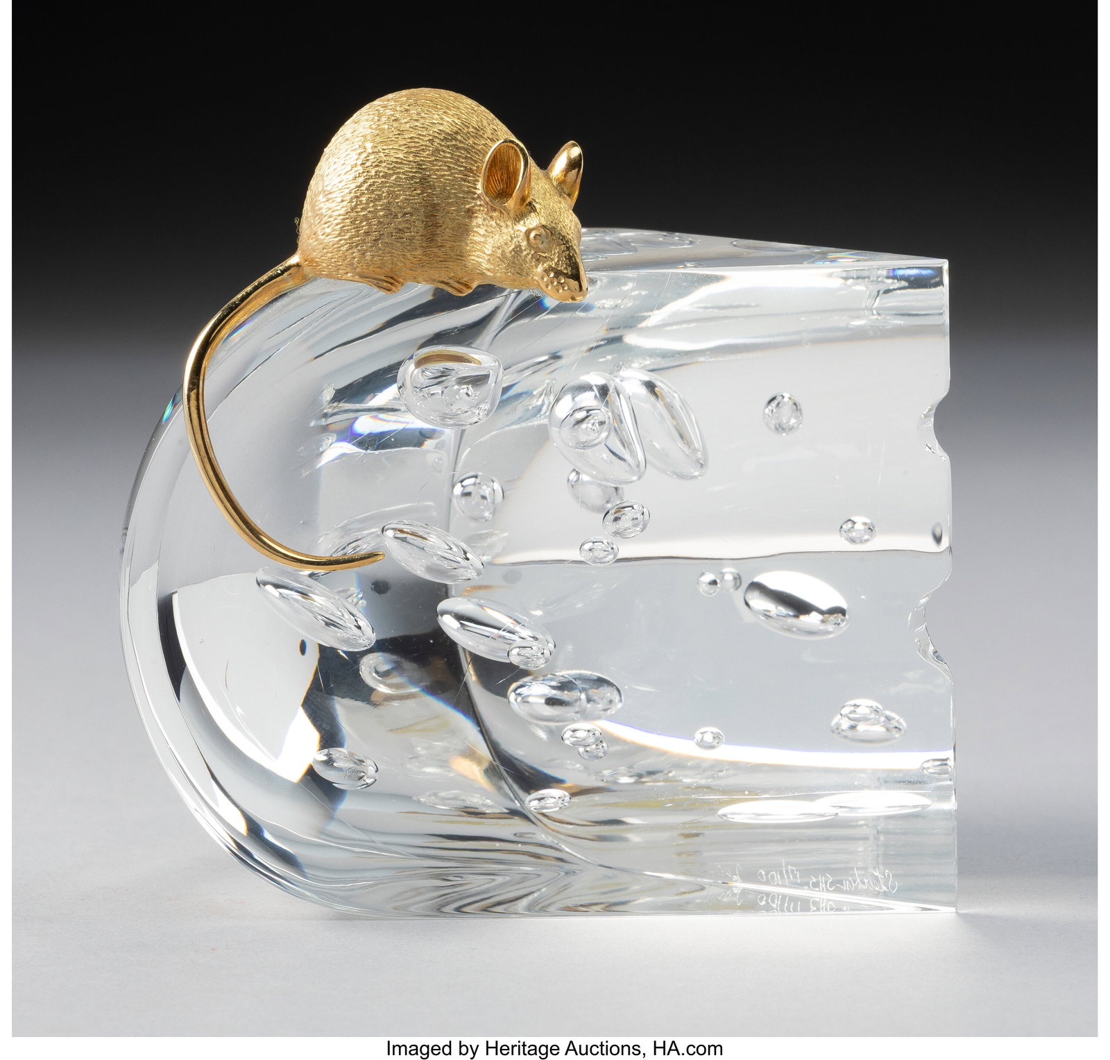 James Houston for Steuben Glass Works Mouse and  (1 of 4)