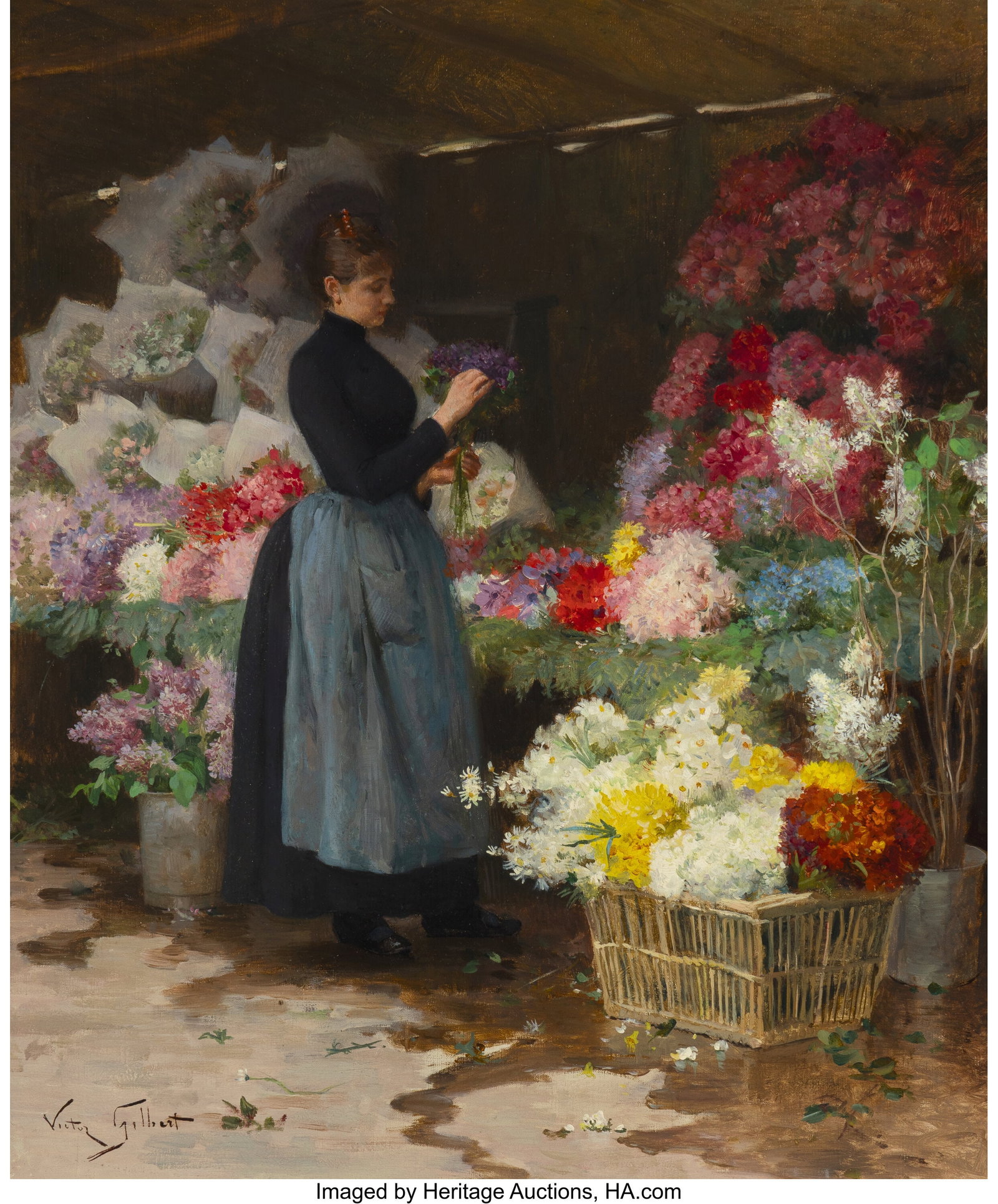 Victor Gabriel Gilbert (French, 1847-1933) The f (1 of 3)