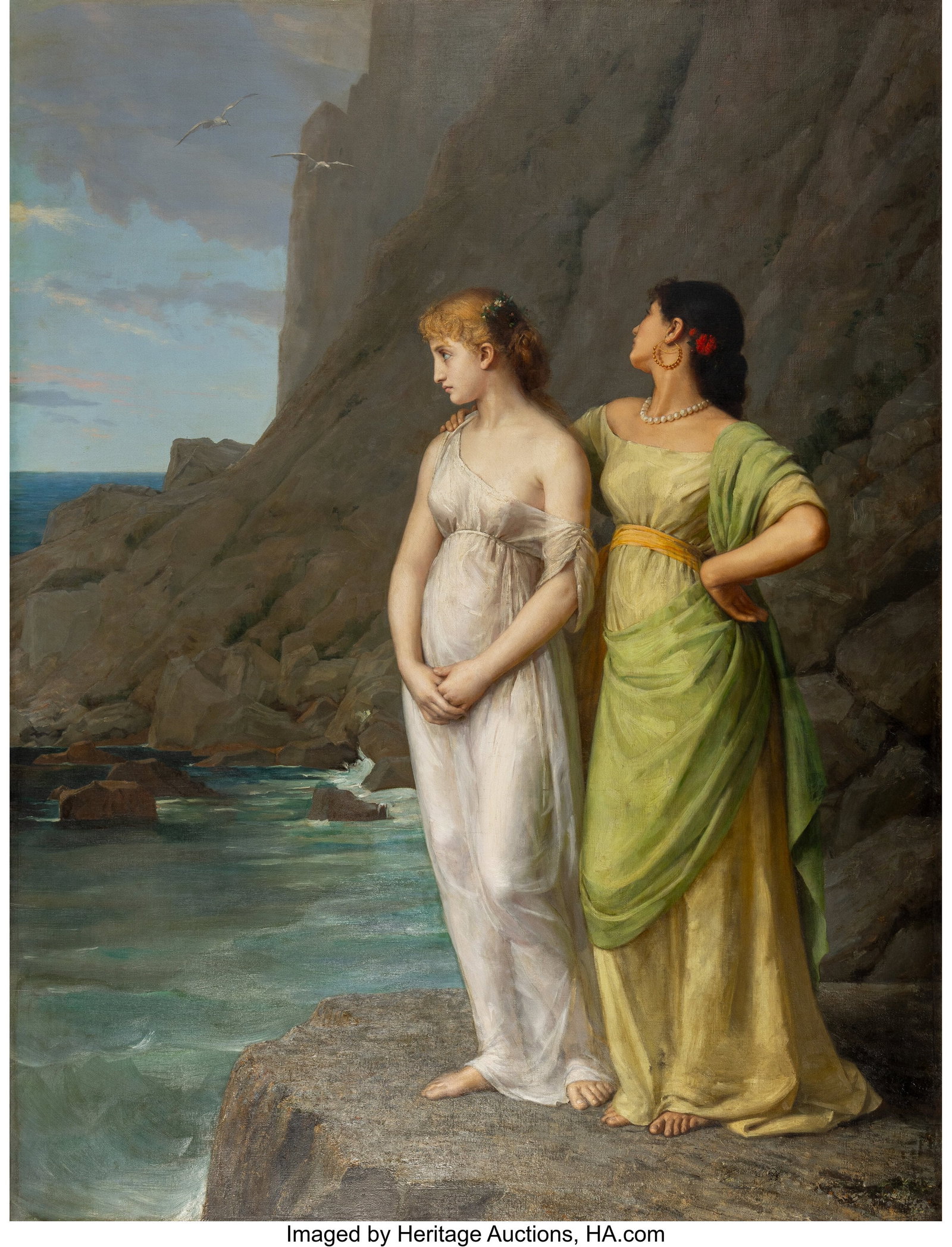 Jean Benner (French, 1836-1909) La belle de Scio (1 of 3)