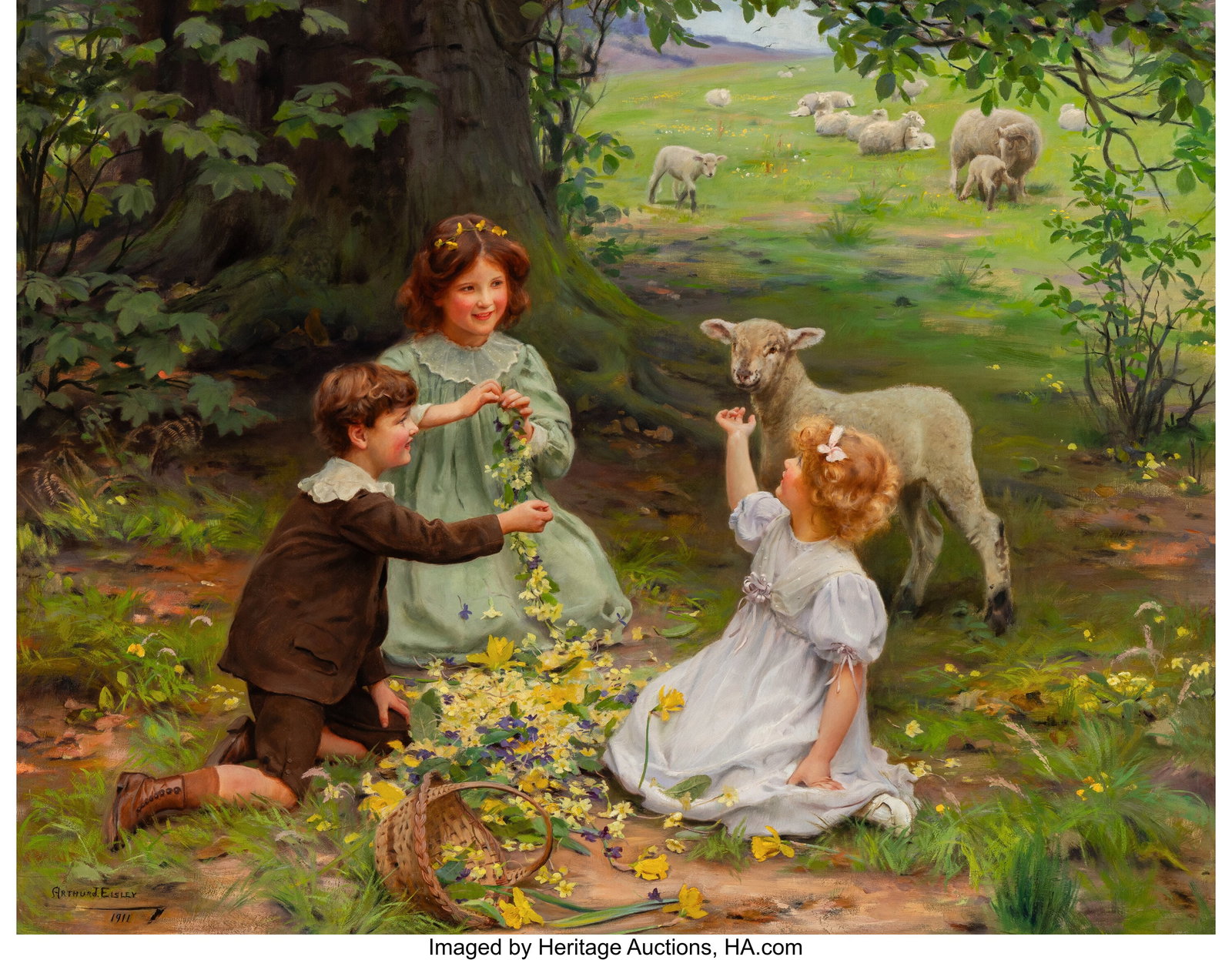 Arthur John Elsley (British, 1860-1952) The joy  (1 of 3)