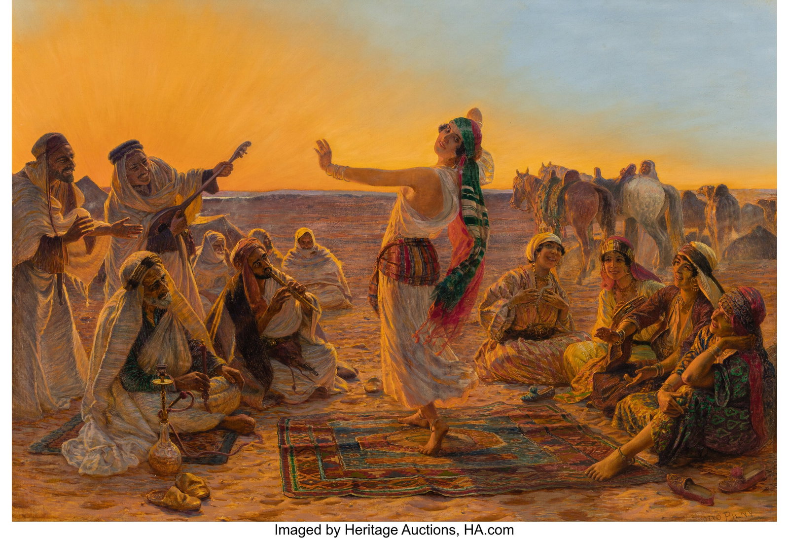 Otto Pilny (Czech-Swiss, 1866-1936) The dancer O (1 of 3)