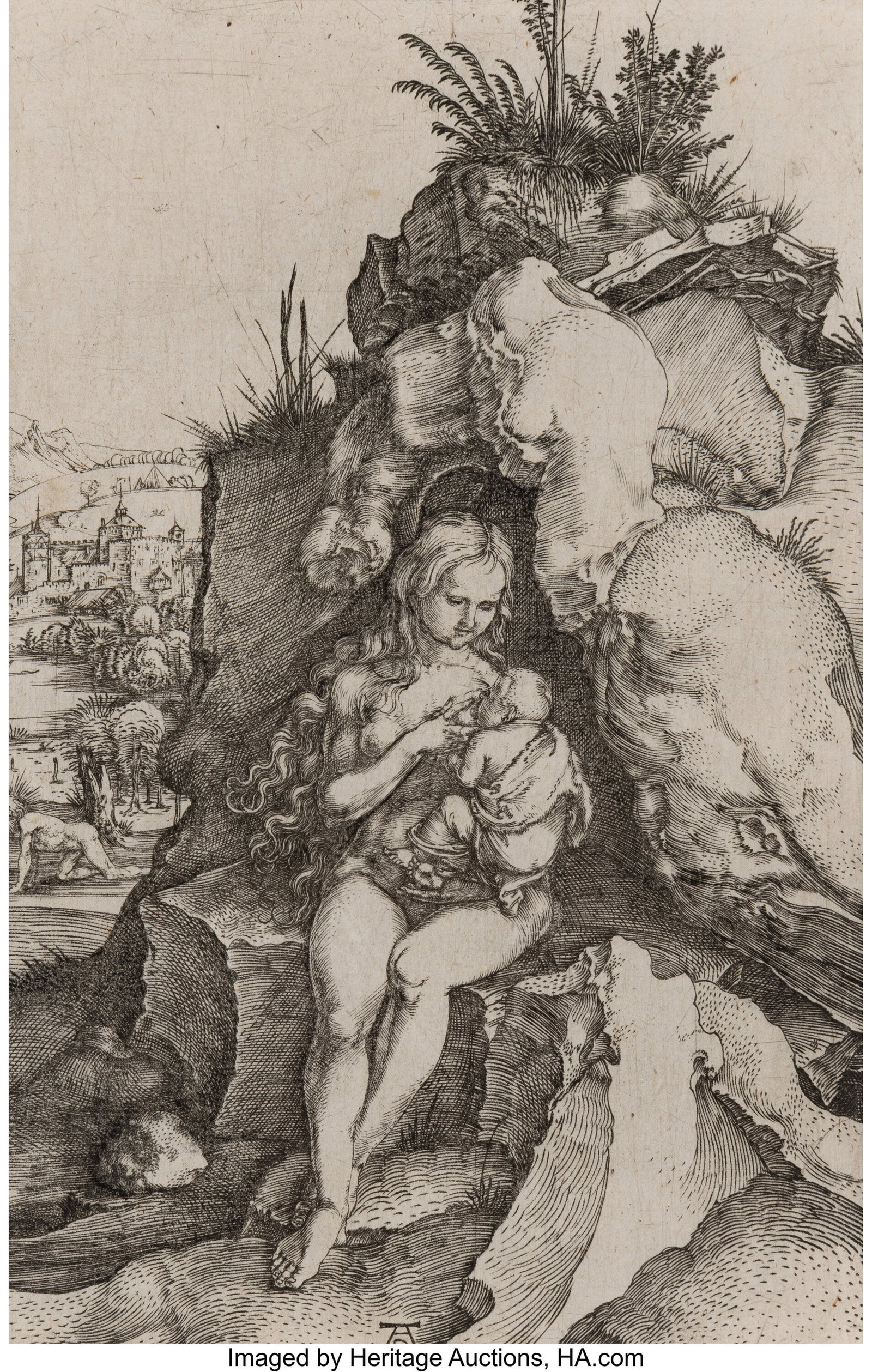Albrecht Dürer (1471-1528) The penance of Saint (1 of 3)