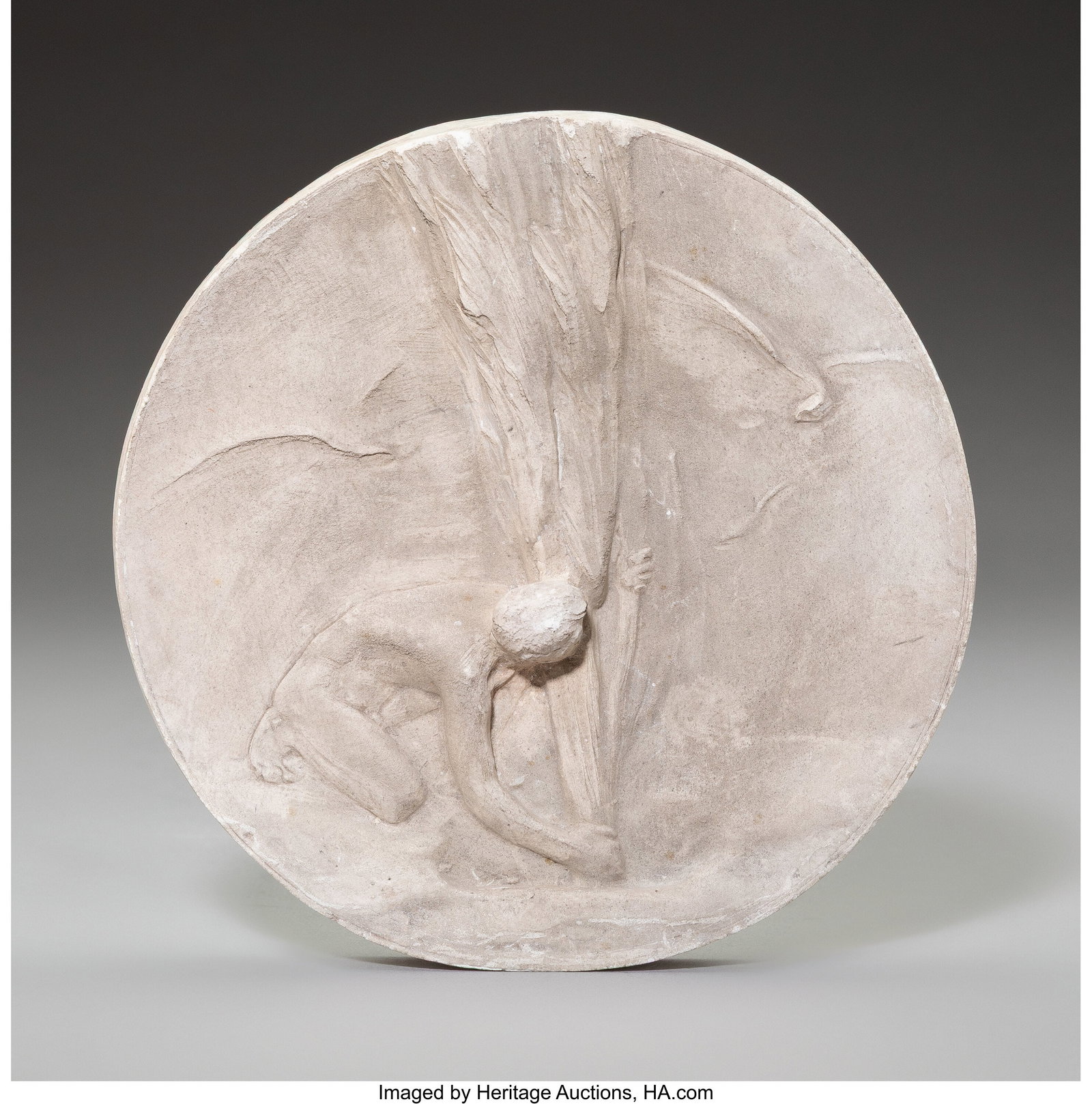 Duilio Cambellotti (Italian, 1876-1960) Cipresso: Duilio Cambellotti (Italian, 1876-1960) Cipresso Plaster 5-1/4 x 5-1/4 x 1 inches (13.3 x 13.3 x 2.5 cm) Property from the Dr. Sheldon G&p
