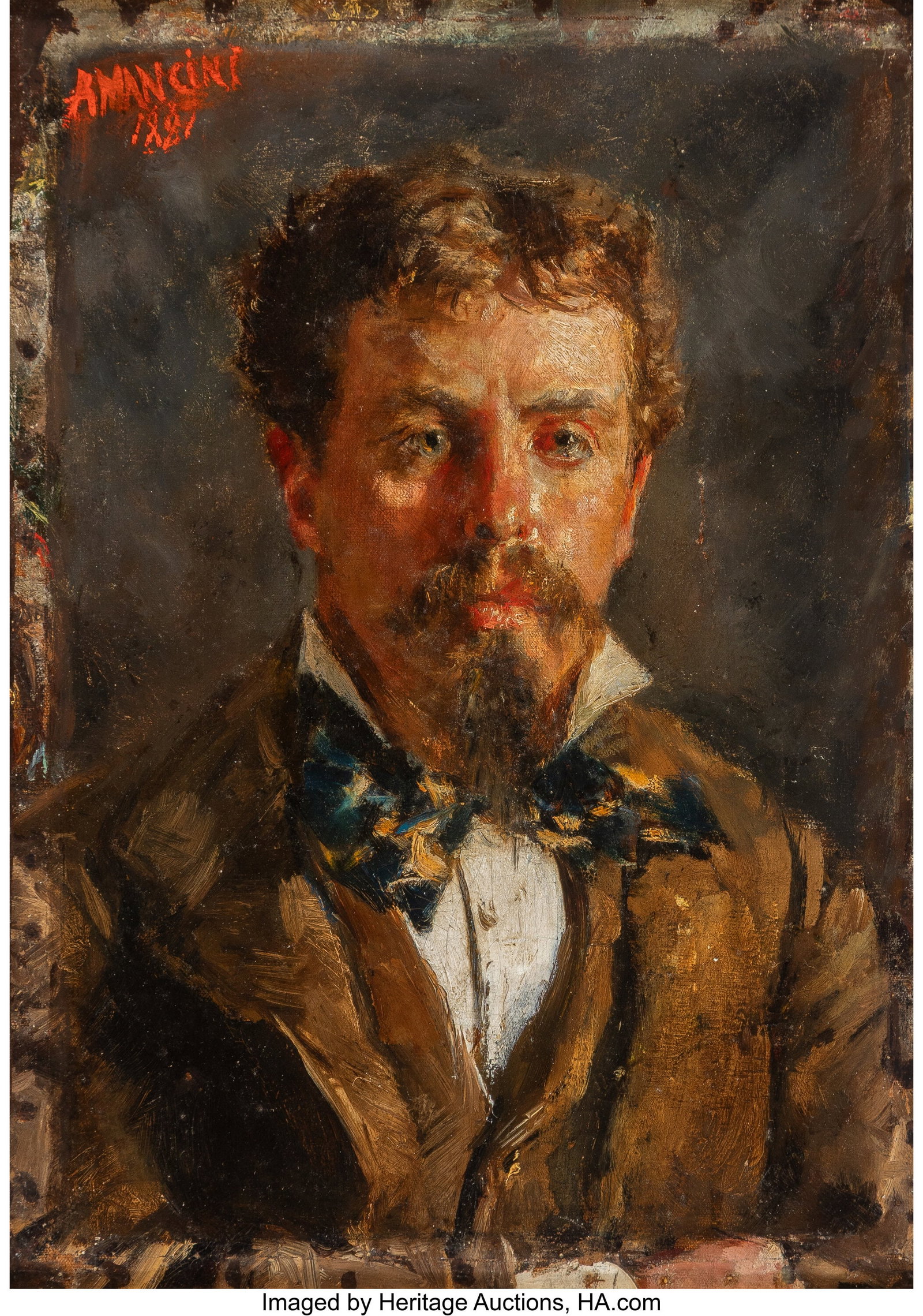 Antonio Mancini (Italian, 1852-1930) Ritratto di (1 of 3)