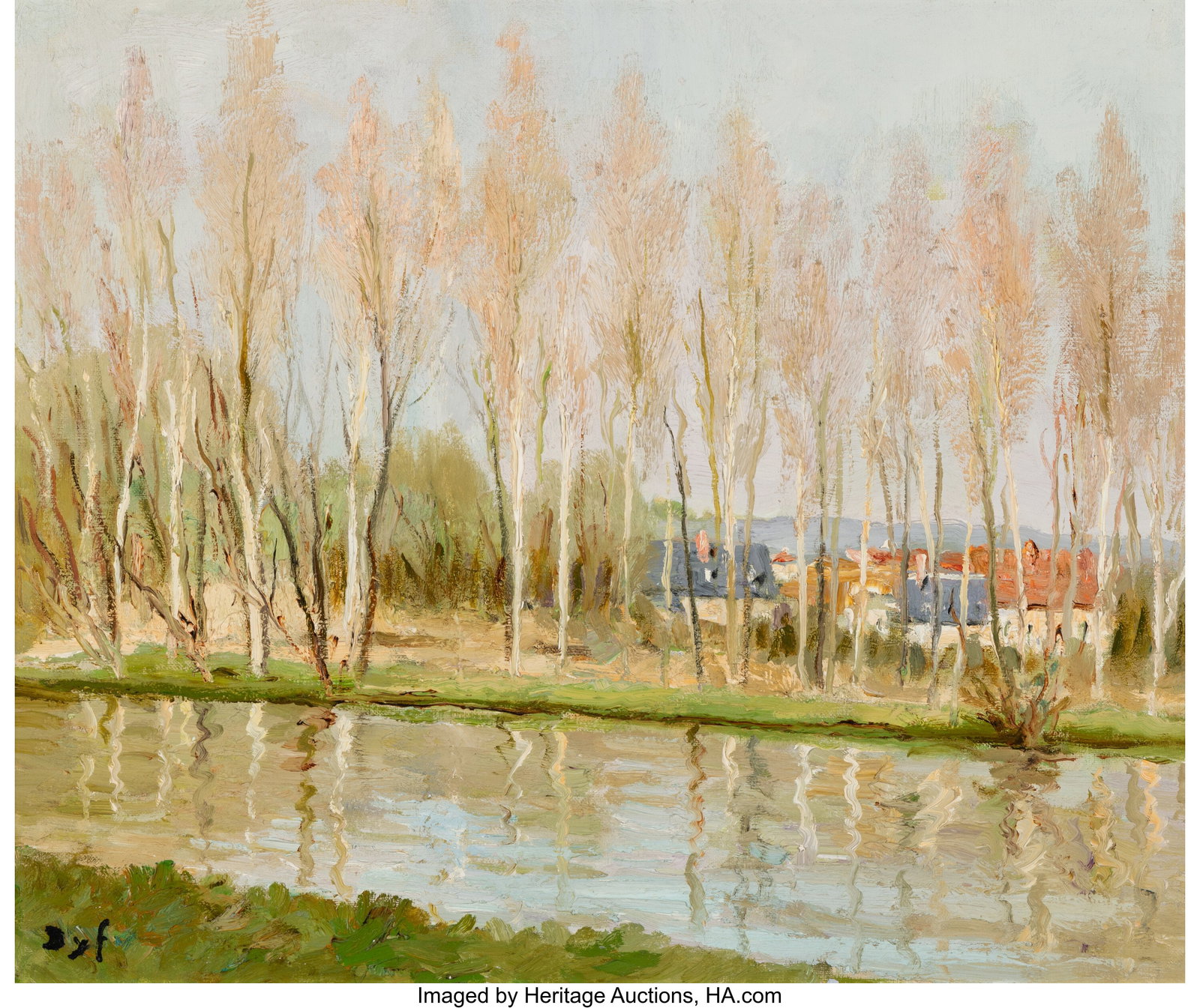 Marcel Dyf (French, 1899-1985) Ligne de peuplier (1 of 2)