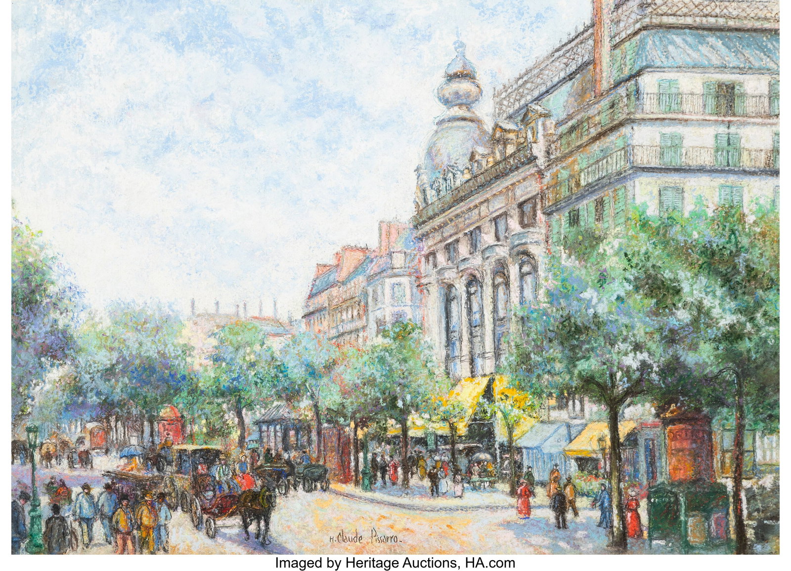Hughes Claude Pissarro (French, b. 1935) Bouleva (1 of 2)